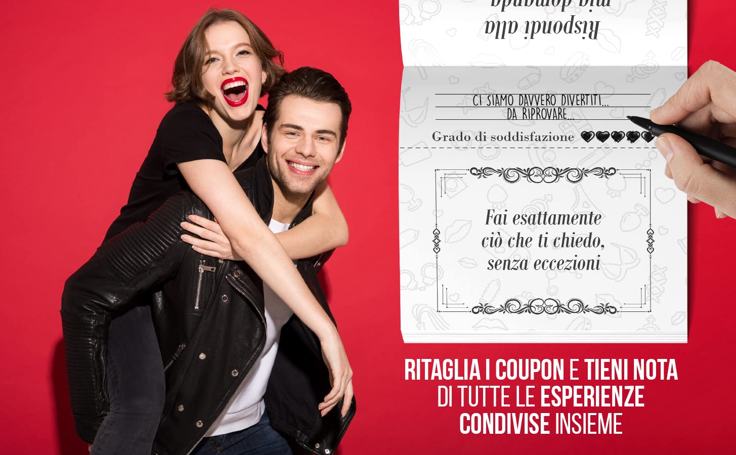 KAÏDENSÏ Idee Regalo San Valentino per Lui 2026-52 Coupon dell’Amore per Lui Lei