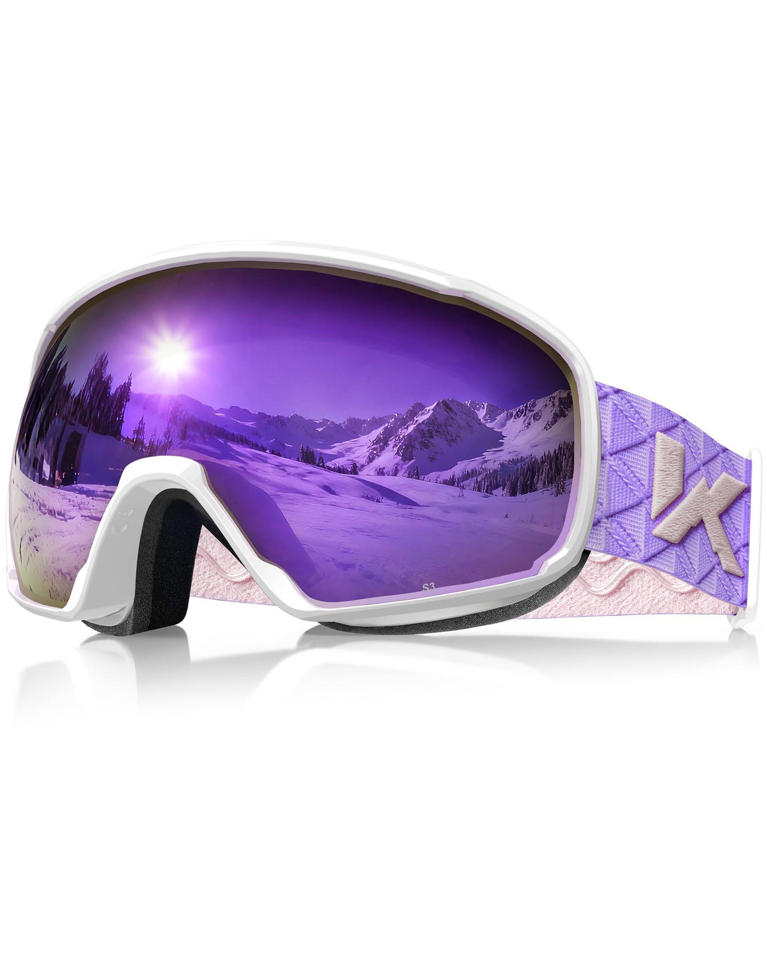 Innerking Ski Goggles, Anti-Fog Snowboard Goggles for Men &amp; Women