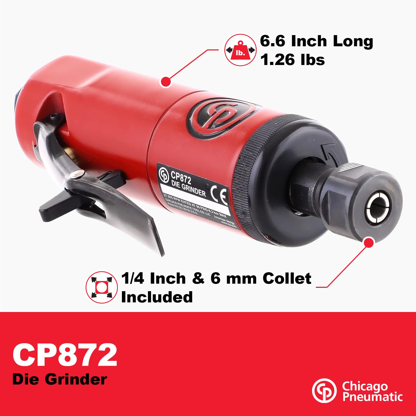 CHICAGO PNEUMATIC TOOL COMPANY CP872 DIE GRINDER