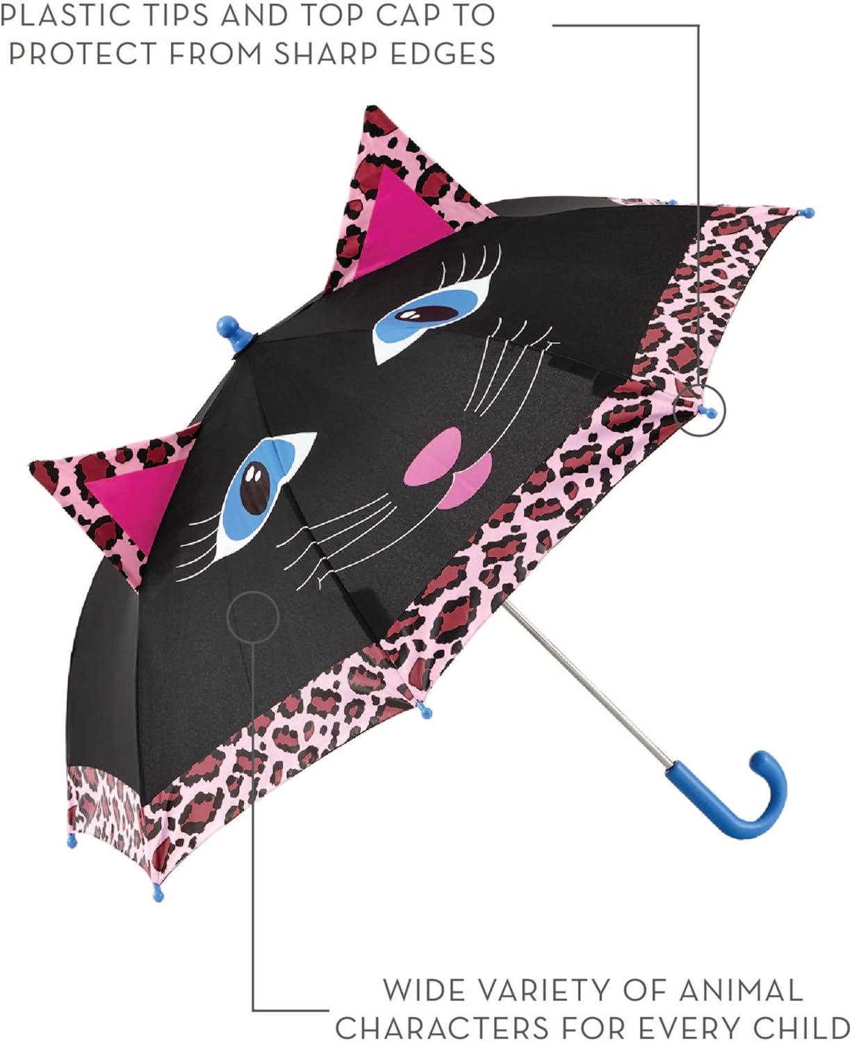 ShedRain Kids Umbrella for Girls & Boys - Pinch-Proof, Easy Grip Handle, Compact Children's School & Travel Umbrella - Image 4