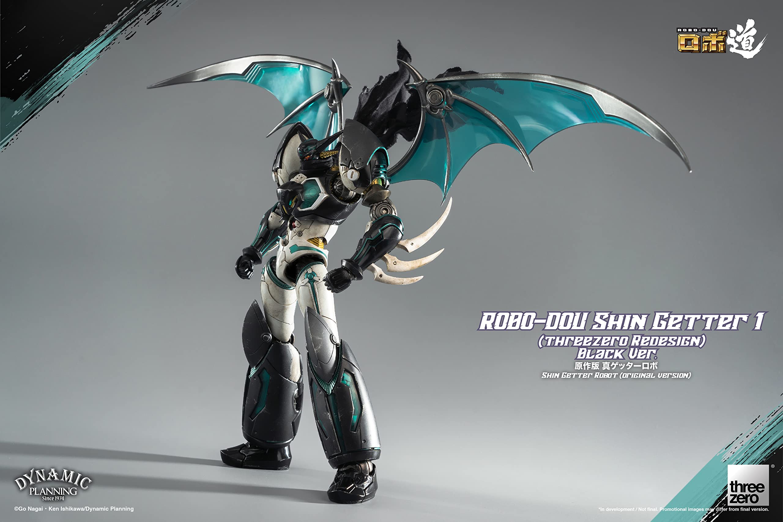 ThreeZero Shin Getter 1 (Black Version) ROBO-DOU Collectible