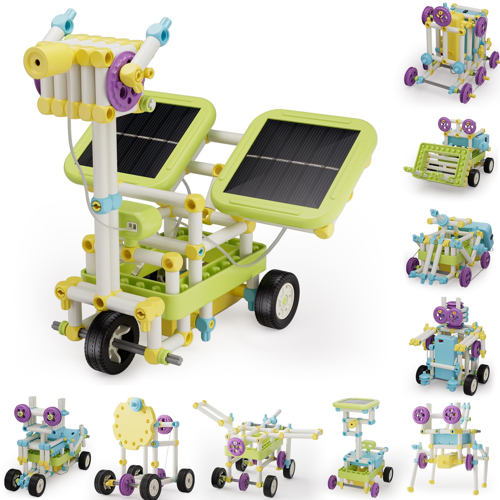 STEM Building Kit for Kids, 430 Pieces Engineering Kits for Kids Age 8-12