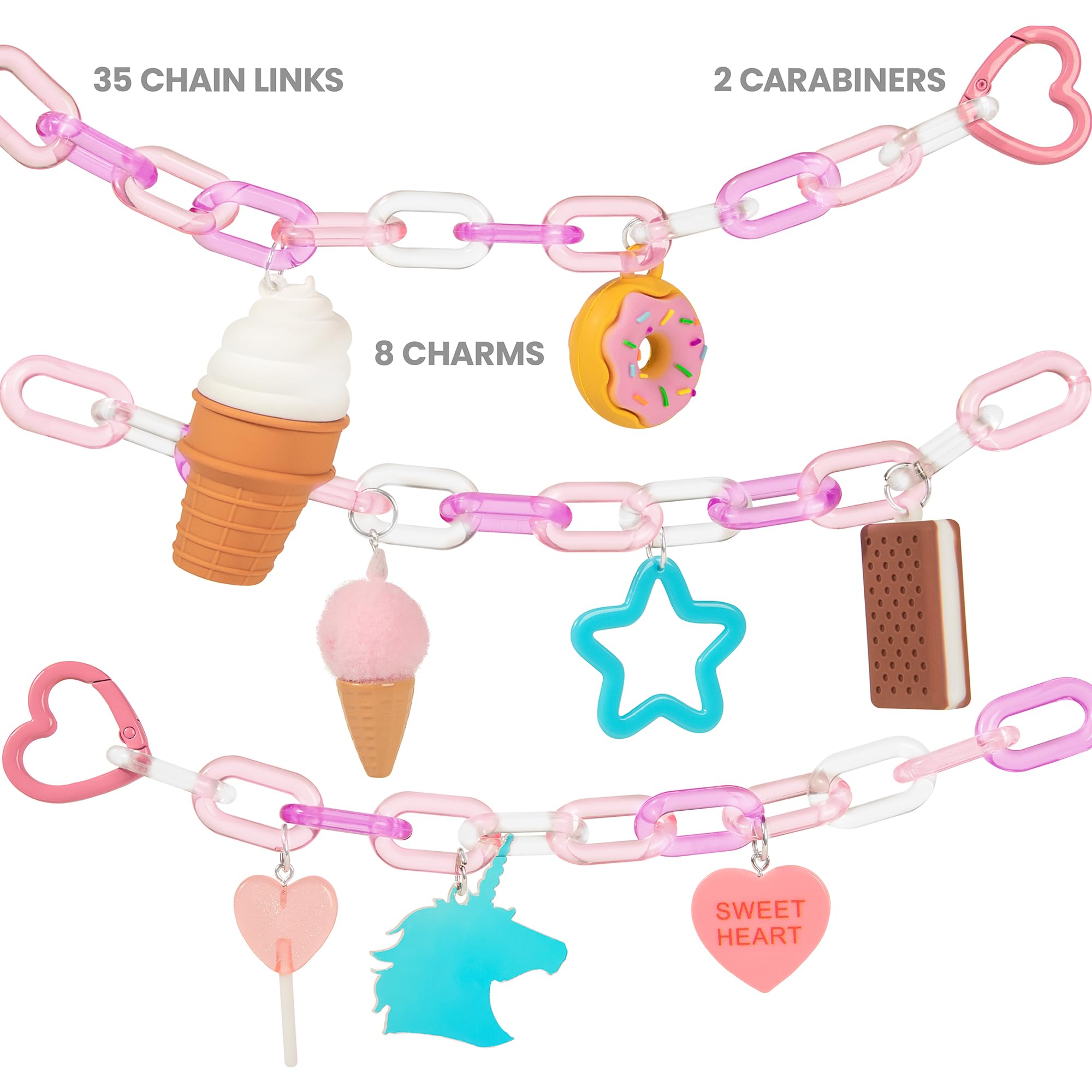 Amazon.com: Fashion Angels So Sweet Hyperlink Keychain Jewelry