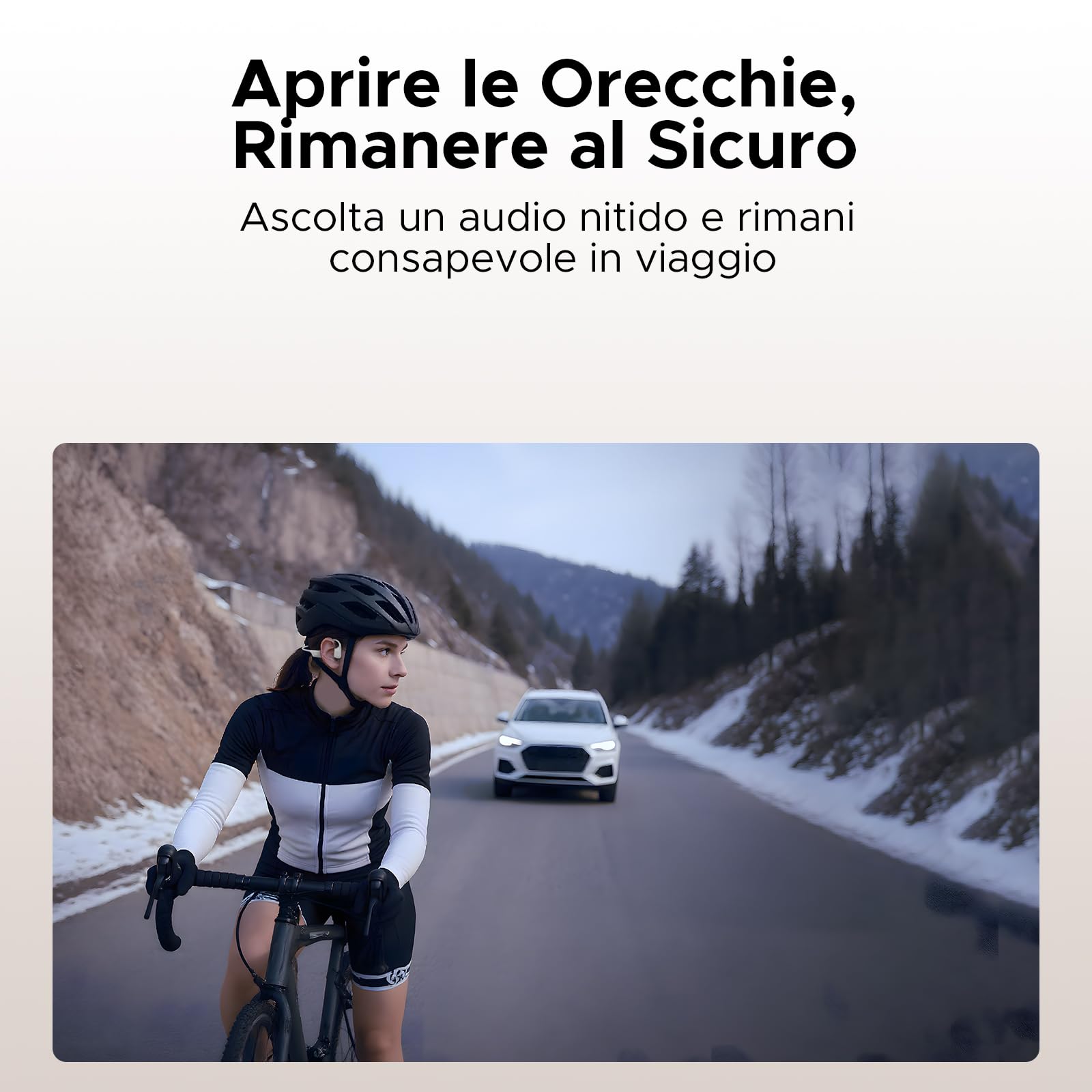 Cuffie a Conduzione Ossea Nuoto, 10H IP68 Impermeabili Sportivi Auricolari Conduzione Ossea 64GB MP3 Bluetooth 5.4 Nuoto, corsa e fitness,Grigio