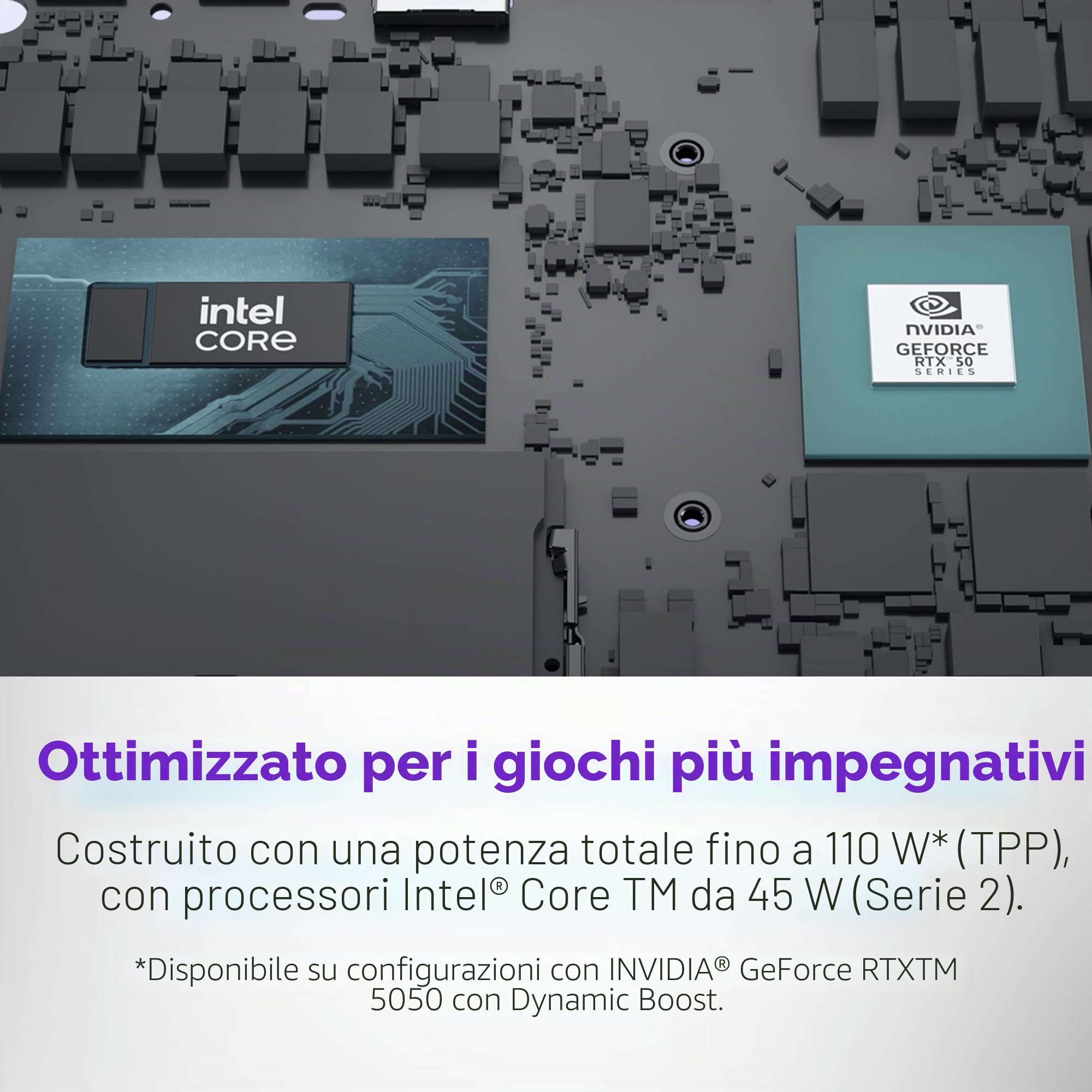 Alienware 16 Aurora Laptop da gioco AC16250-16" WQXGA 120 Hz, processore Intel Core 7-240H, RAM DDR5 16 GB, SSD da 1 TB, scheda grafica NVIDIA GeForce RTX 5050 8 GB, Windows 11 Home