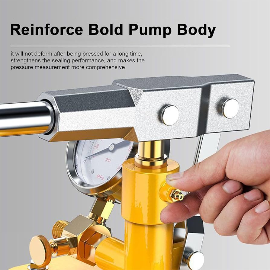 テストゲージ3本+α　配管圧力テスト Amazon.co.jp: 油圧手動水圧テストポンプ、圧力計/高圧ホース