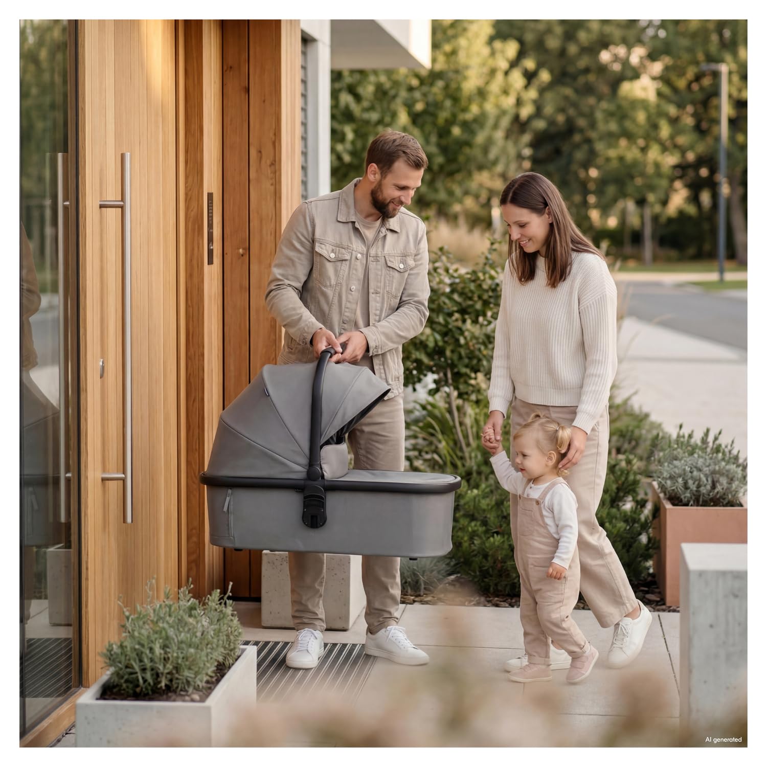 hauck Nacelle Bébé pour Poussette Double Grow N Care Dark Grey