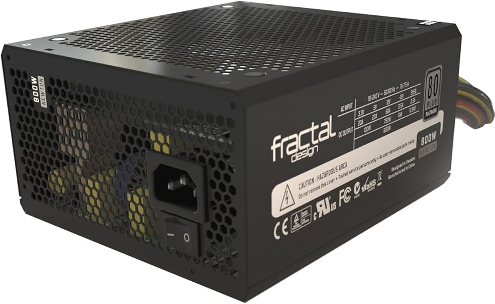 Fractal Design Newton R3 800-Watt 80 Plus Platinum Certified Modular ATX12V/EPS12V 800 Power Supply - View 1