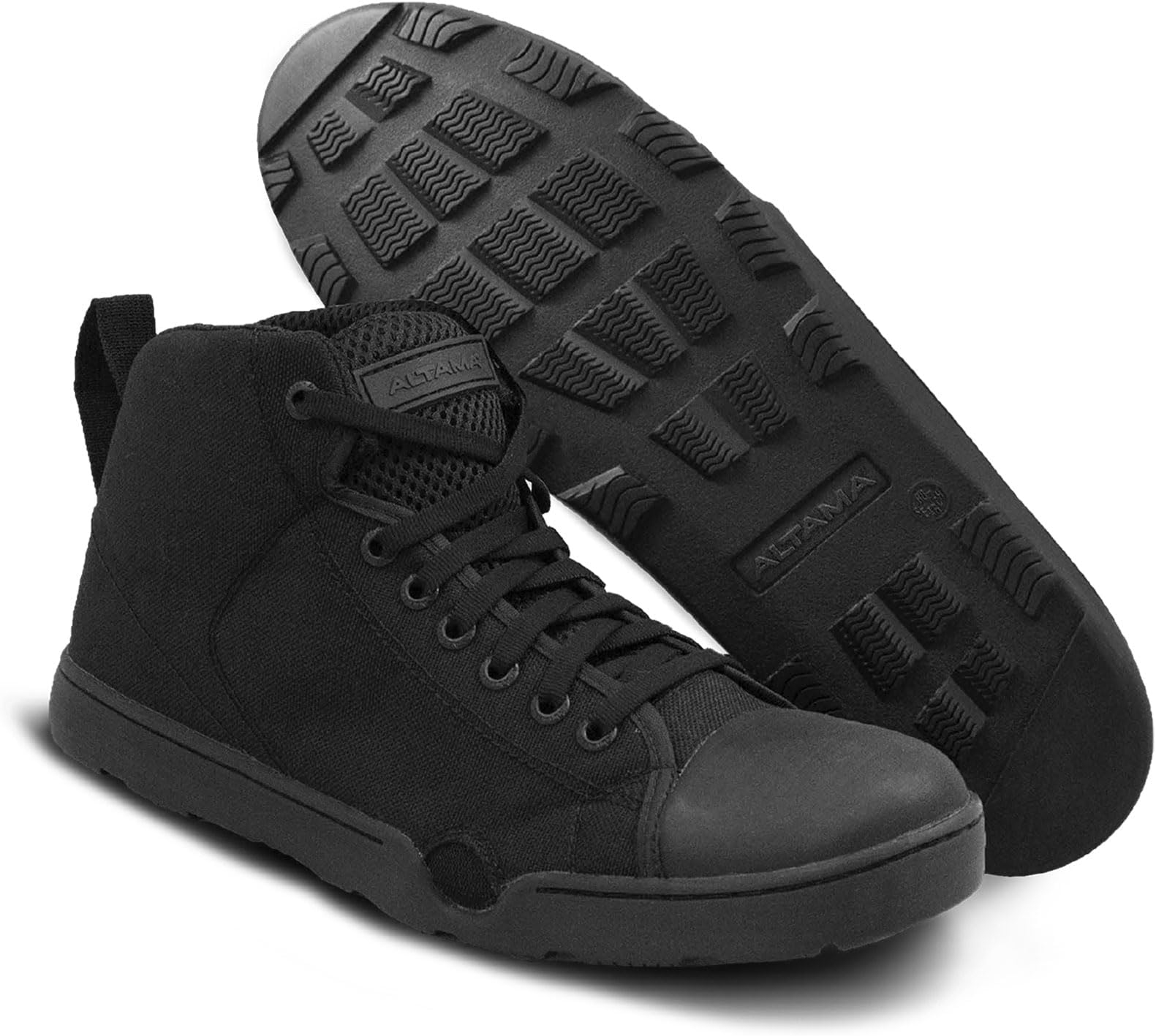 Altama Unisex Maritime Mid Dive Fin-Compatible Tactical Boots with Water Drainage Ports & Water-Resistant PU Contoured Insole