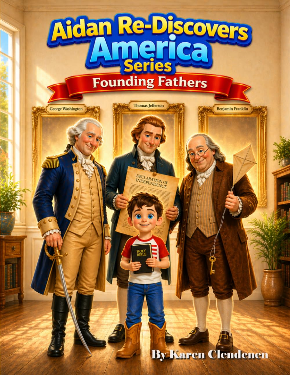 Aidan Re-Discovers America: Founding Fathers - A Kid’s Journey to Meet America’s Founders and Discover How Our Nation Began
