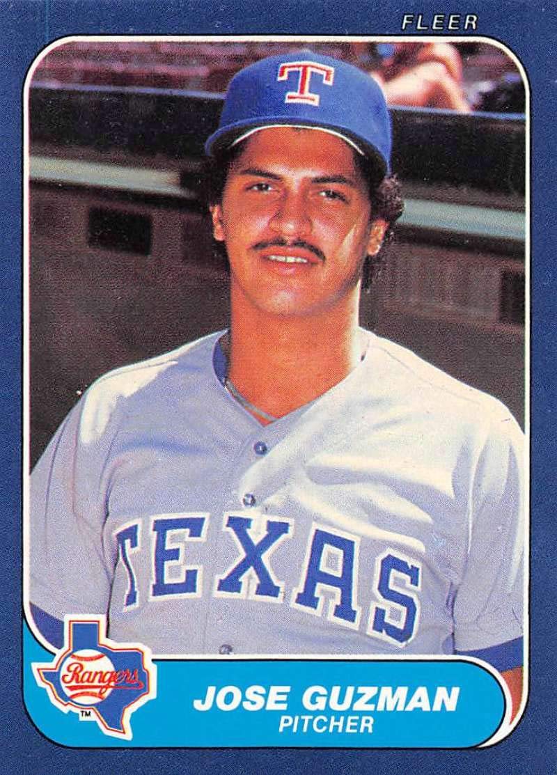 Amazon.com: Baseball MLB 1986 Fleer #559 Jose Guzman #559 NM
