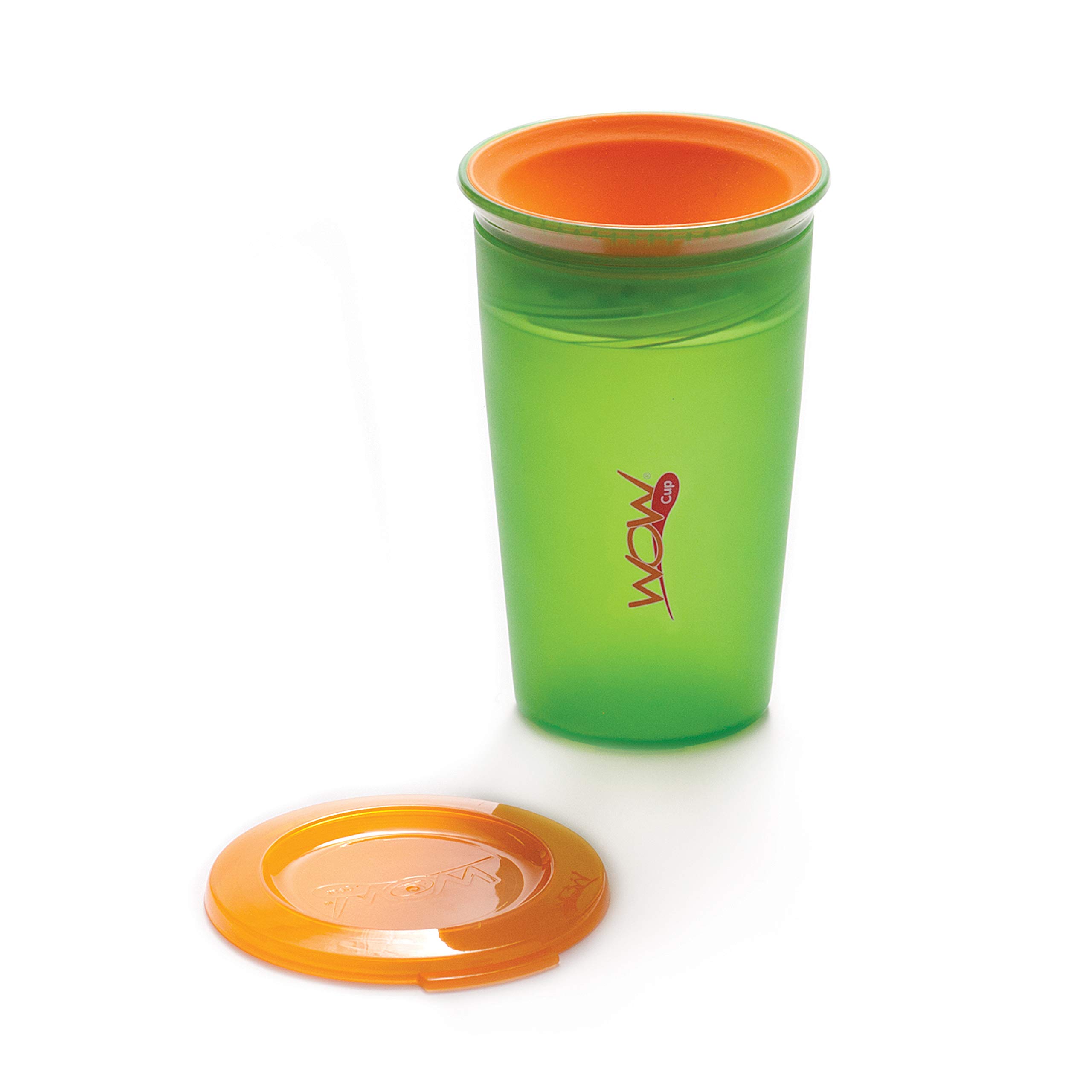 CUP Juicy New Translucent with Freshness Lid - 9 oz. (Green/Orange)