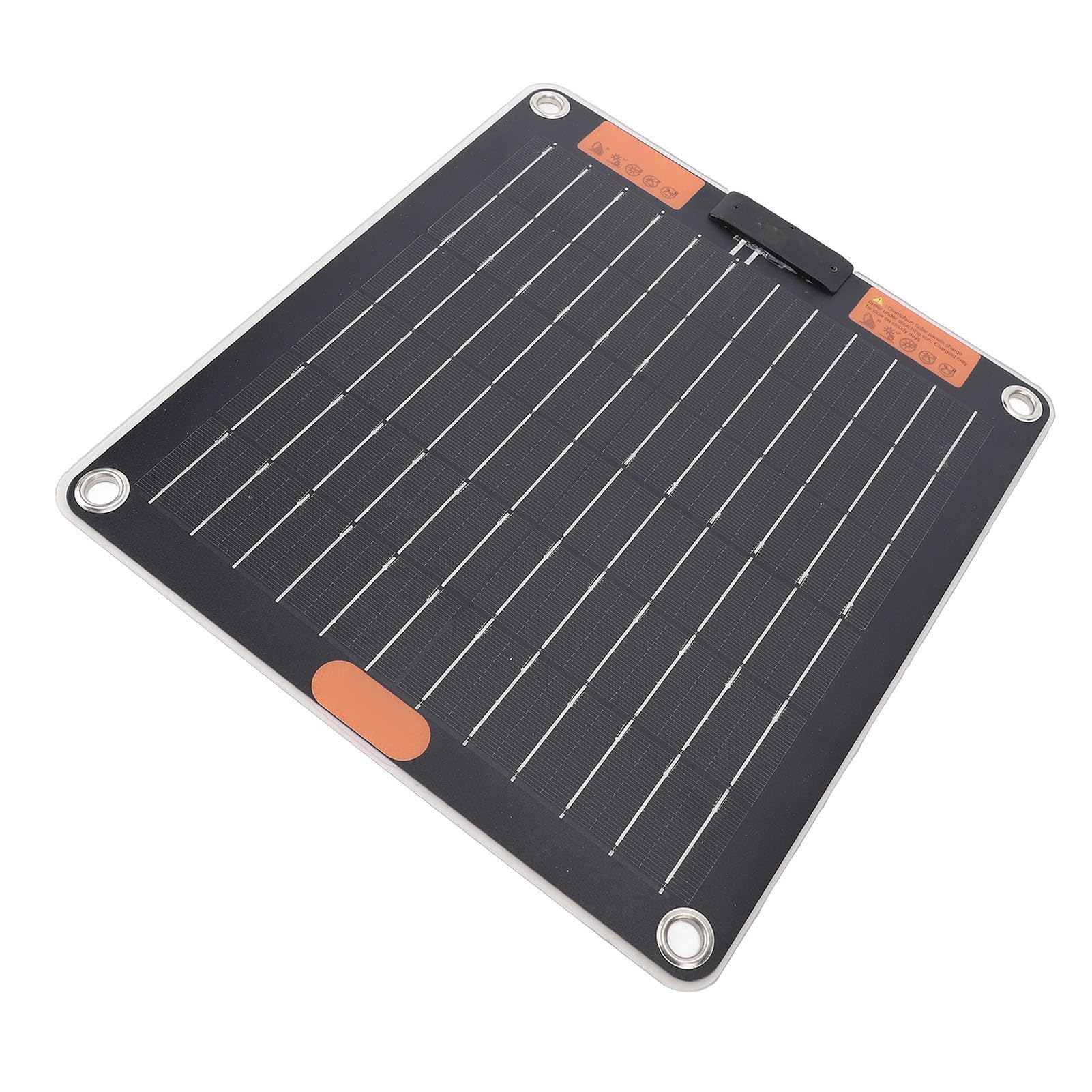 Fdit Panel Solar 20W, Cargador Solar Portátil con Doble Tipo C para