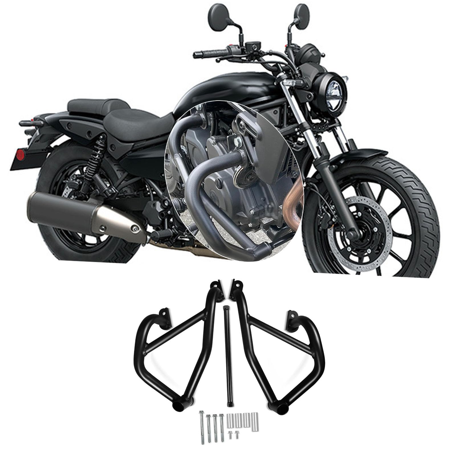 山口ページ Amazon | DOMOPAY For バイク用エンジンガード エリミネーターSE