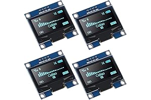 4pcs 1.3" OLED Display Module: Enhance Your Projects with Crisp Visuals