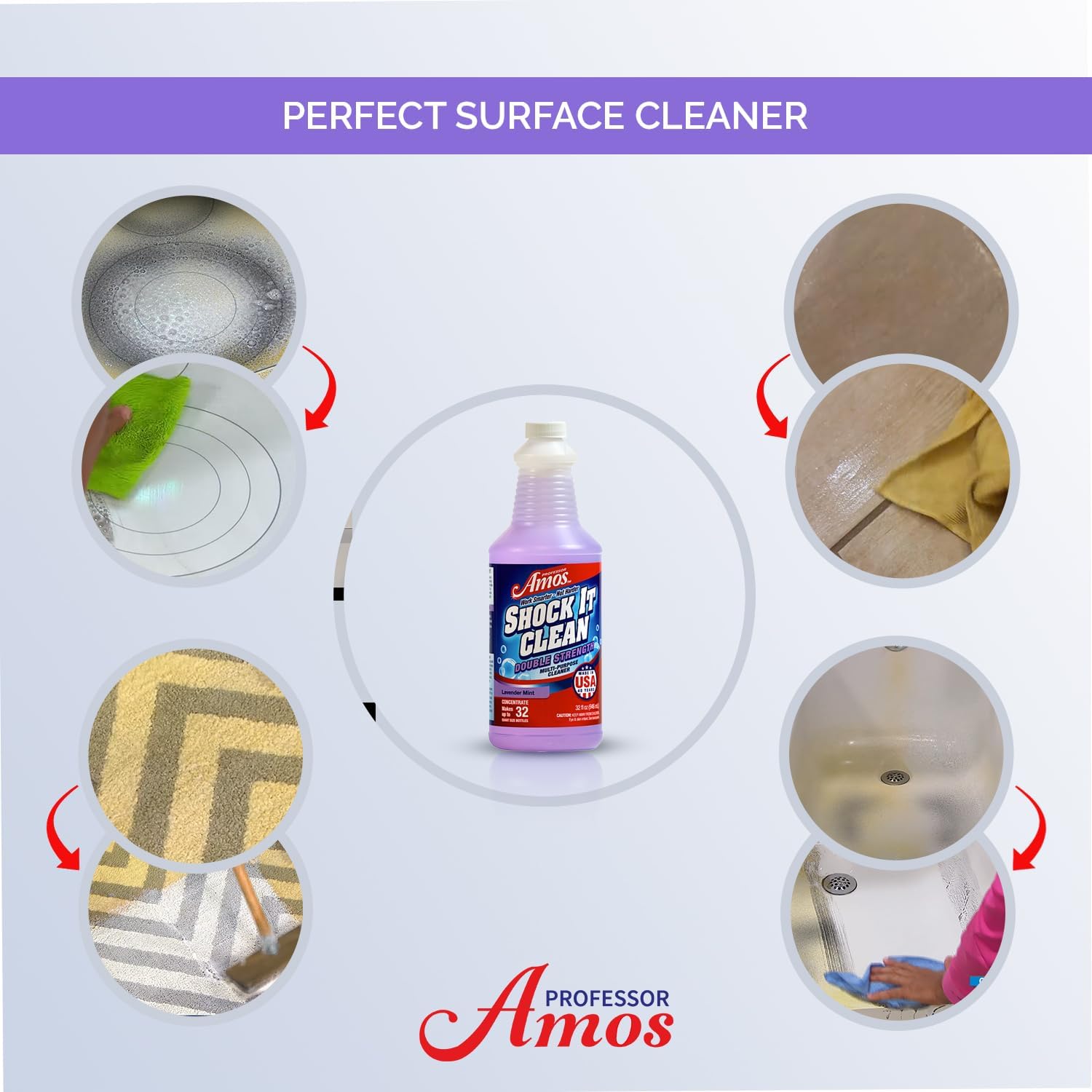 Professor Amos’ Shock It Clean KIT Limpiador concentrado de aroma de