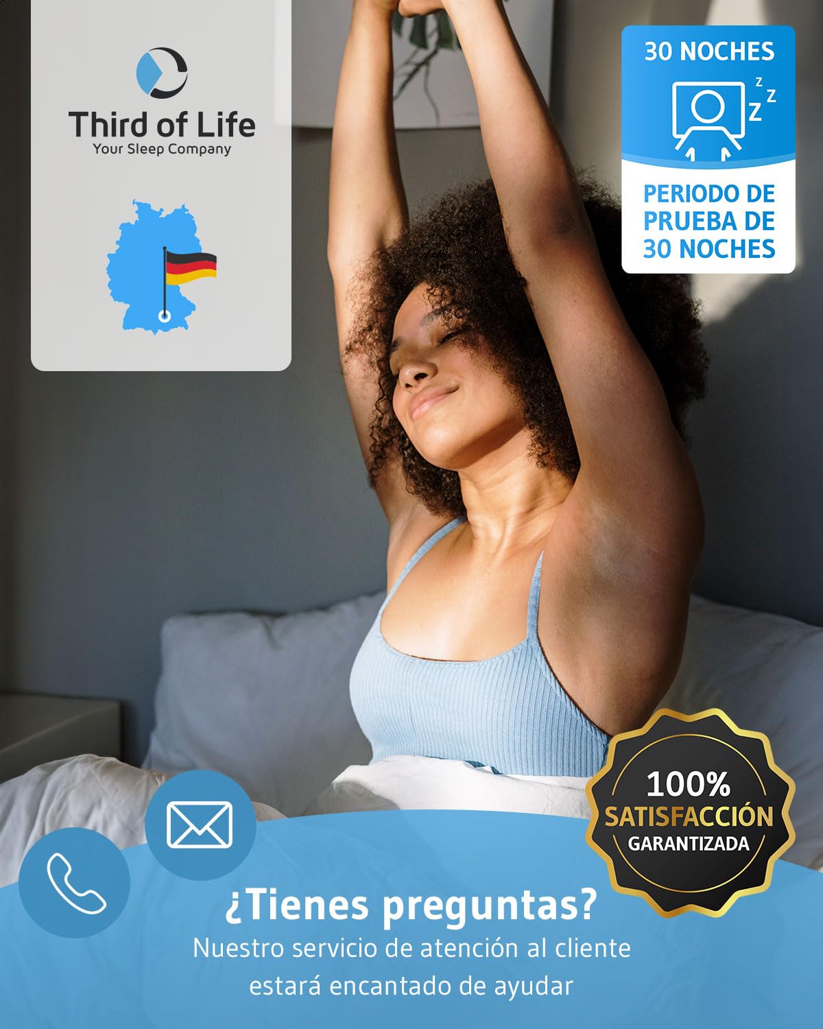 Almohada de viaje ONDA, almohada cervical espuma de memoria, cojín ergonómico contra el dolor de cuello, almohada viscoelástica antiácaros. Cojín pequeño para avión, coche, tren y camping