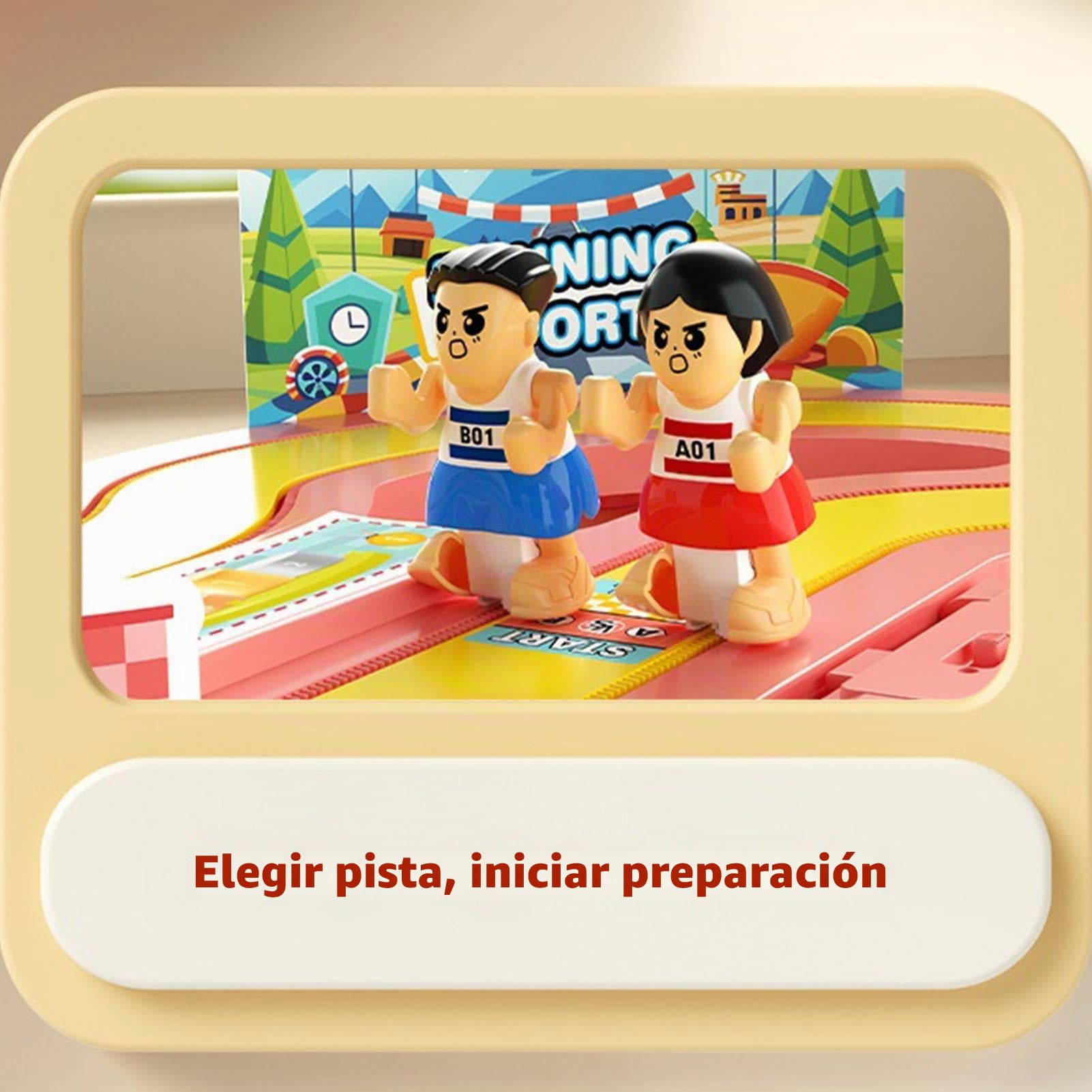 Genérico Juego Pista Carreras Movimiento Inalámbrico - Interactivo Familiar | Pulsera Inteligente – Juego Activo Padres Hijos Cumpleaños Vacaciones Entretenimiento Educativo