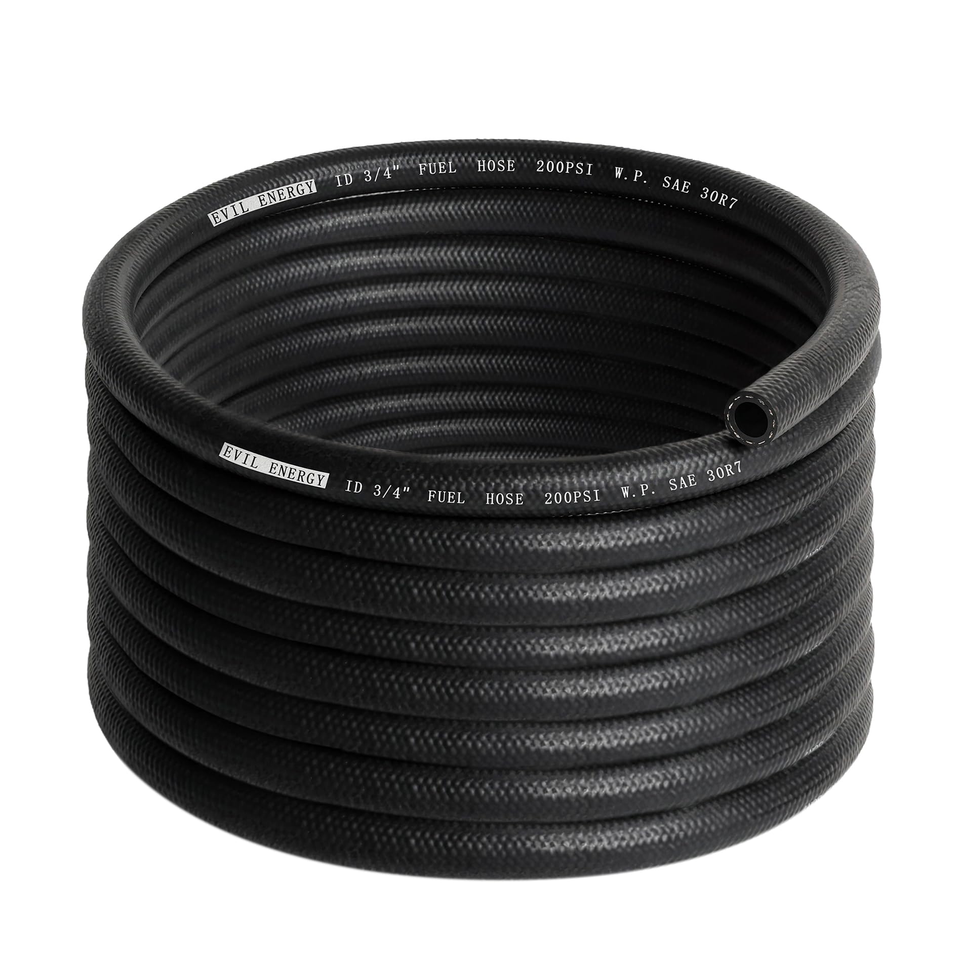 EVIL ENERGY 3/4 Fuel Hose Line Push Lock SAE 30R7 NBR 20FT 200PSI-image-36