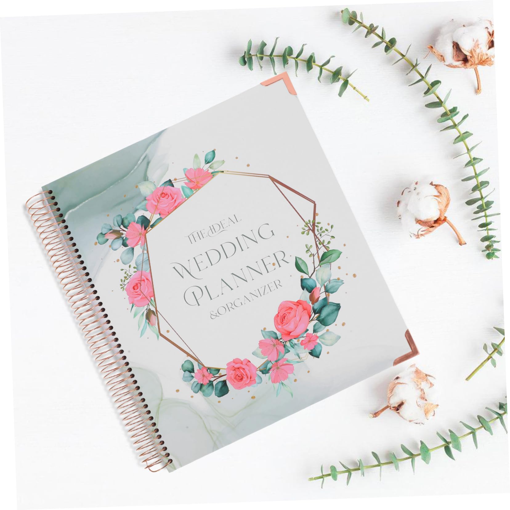 Lurrose Hochzeitsplaner aus Papier mit Checkliste und Detailliertem Zeitplan für Verlobung Hochzeitsplanung und Hochzeit