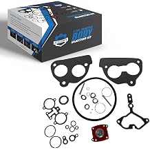 Complete TBI Throttle Body Gasket Seal Kit Compatible with 1985-1997 Chevy GMC Truck Van SUV 4.3L 5.0L 5.7L V6 V8 | O-Rings, Base Gasket & Regulator Seals | Replaces 219-607, 1704
