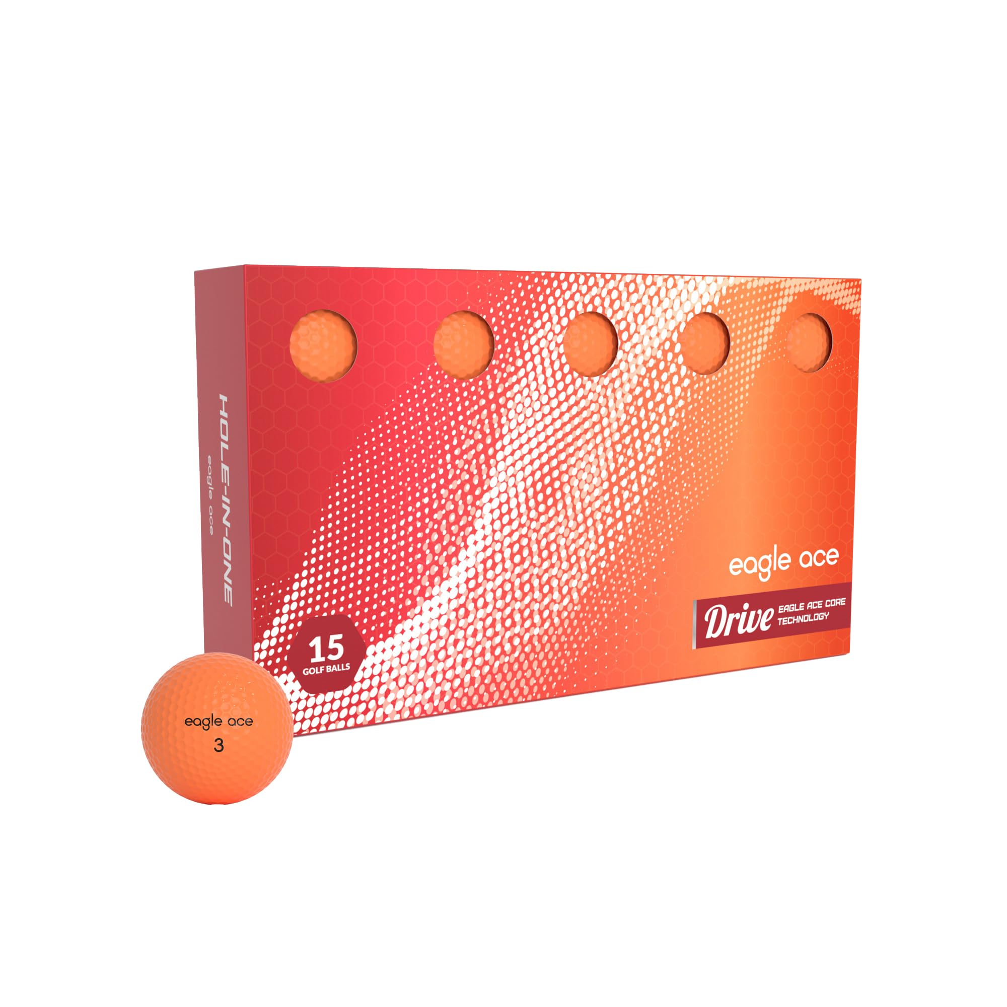 Eagle Ace™️ Drive Golf Balls-2 Layers-Maximum Distance,Optimal Spin Control (2024 Version