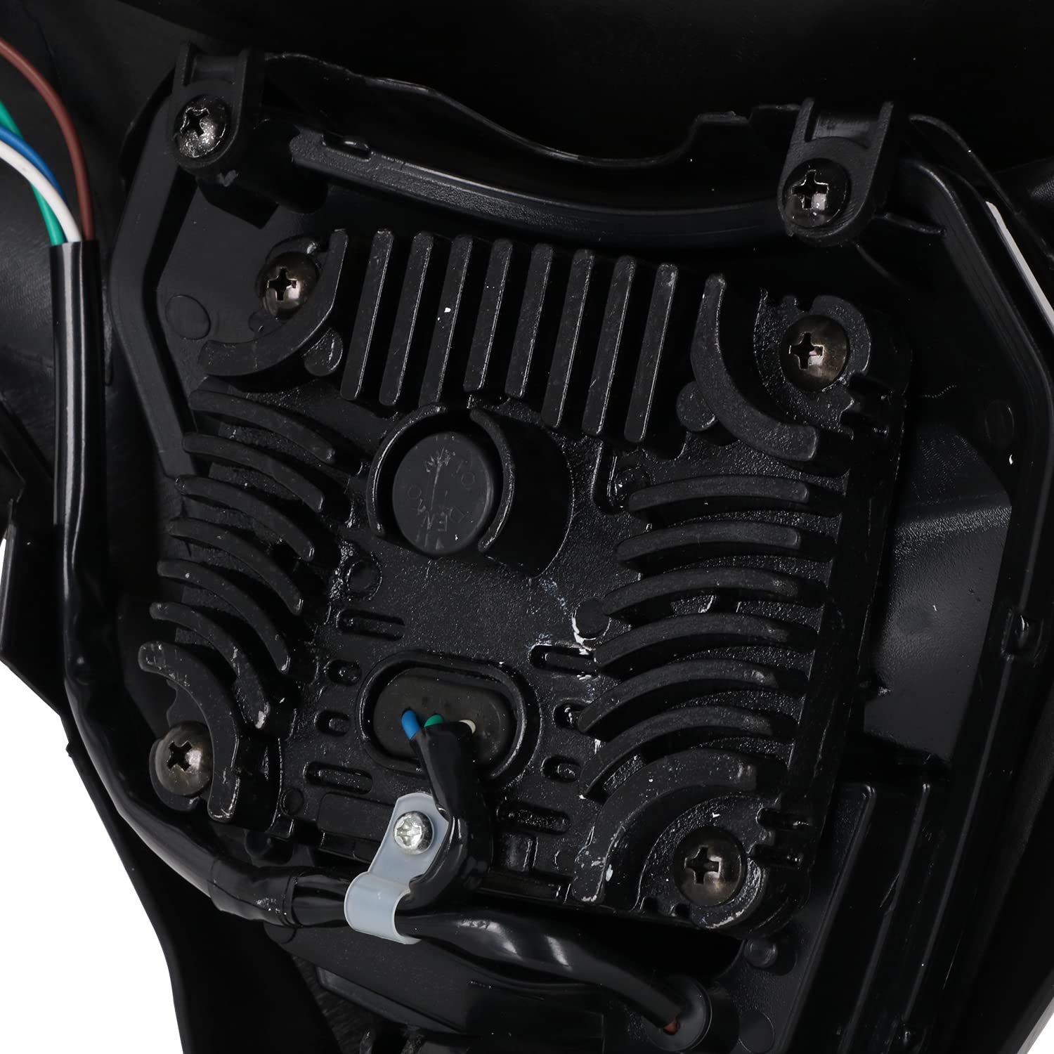 JFG RACING Faros Delanteros Universales Motocross,Faros Careta Delanteros para la mayoría de Motos SX SXF EXC EXCF Motocross Enduro Supermoto-Negro