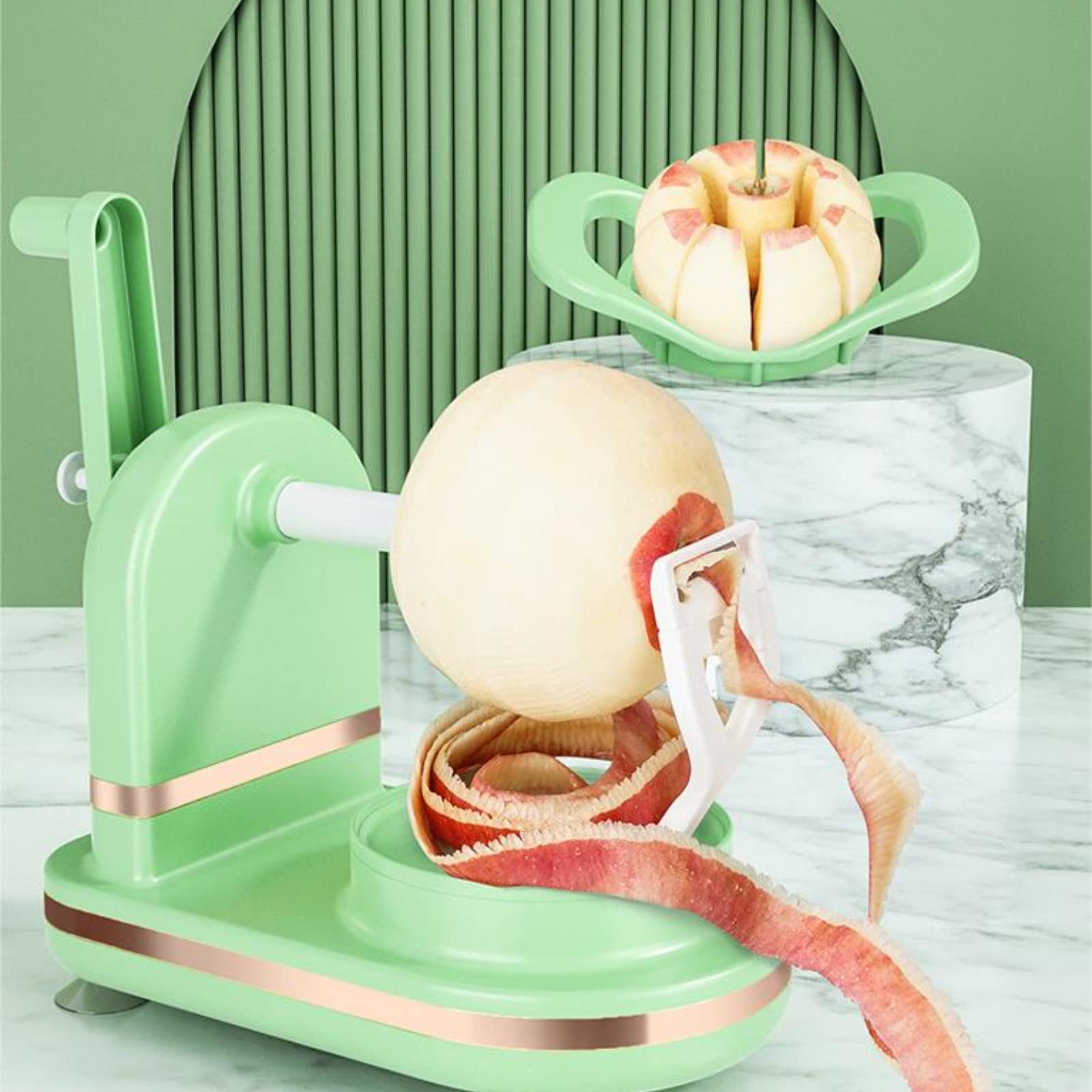 【丸洗い可】手回しタケノコ皮むき機 Amazon｜Grkoo りんご皮むき機 ハンドクランク 自動皮むき機 皮むき機