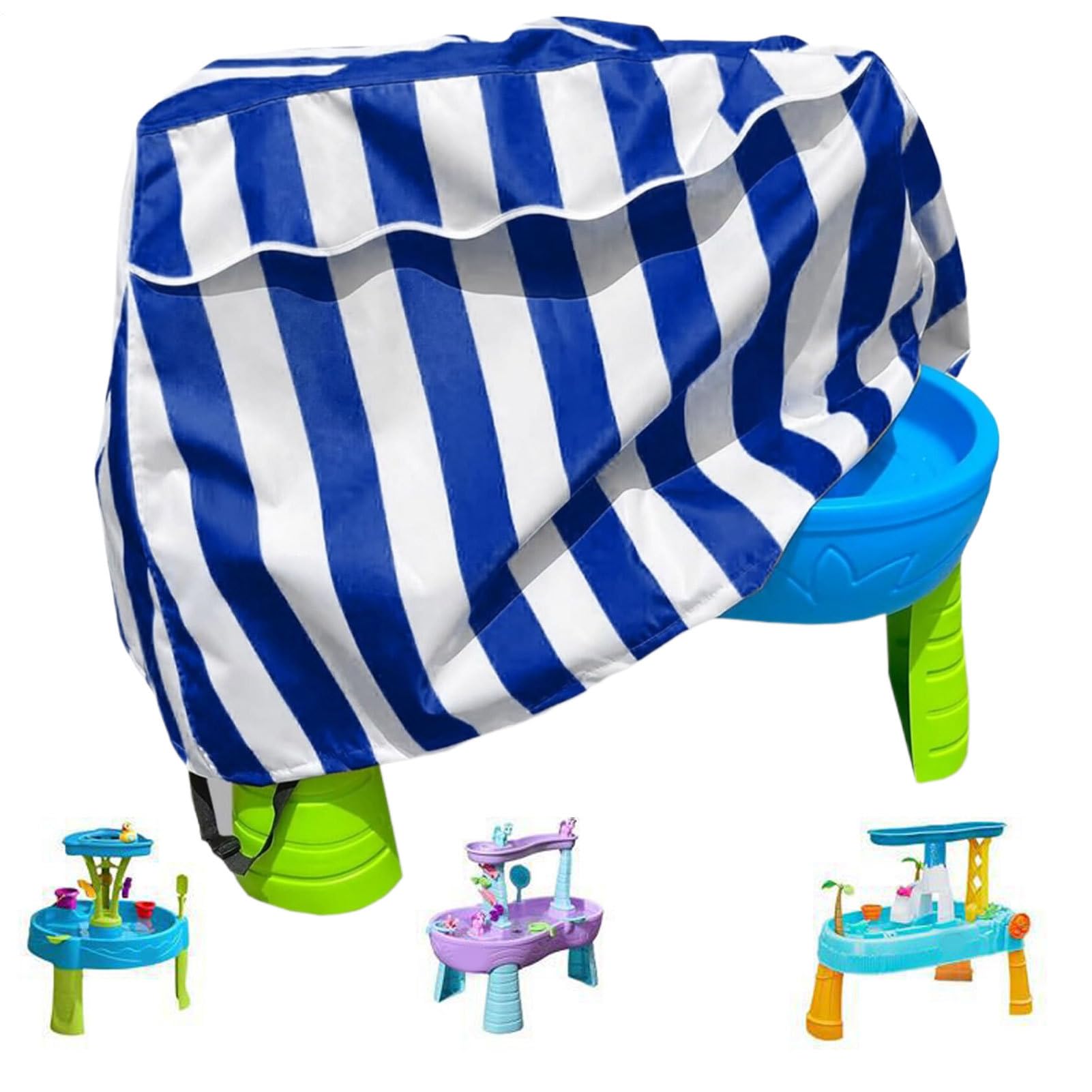 Housse De Table d'eau pour - Housse Imperméable Et Durable | Step-2 Protection De Table avec Irrigateur De Douche Pluie | Couvertures De Tables d'eau D'extérieur - Accessor