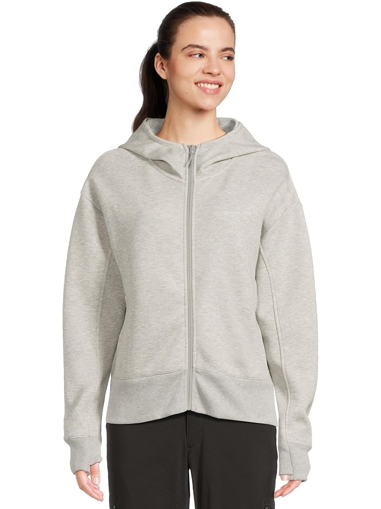 Gray L.L.Bean Multisport Full Zip Hooded Sweatshirt