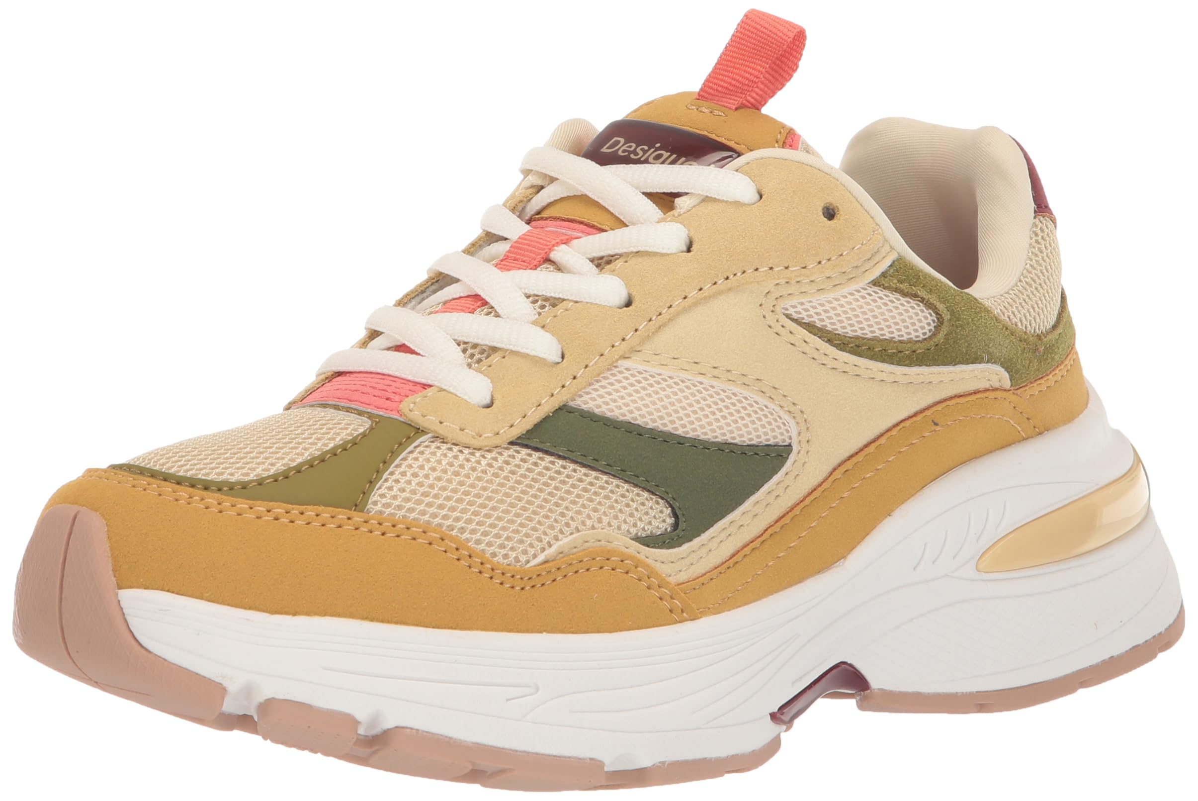 Desigual Patch, Shoes_Moon Parche Multi Mujer, Blanco, 40 EU