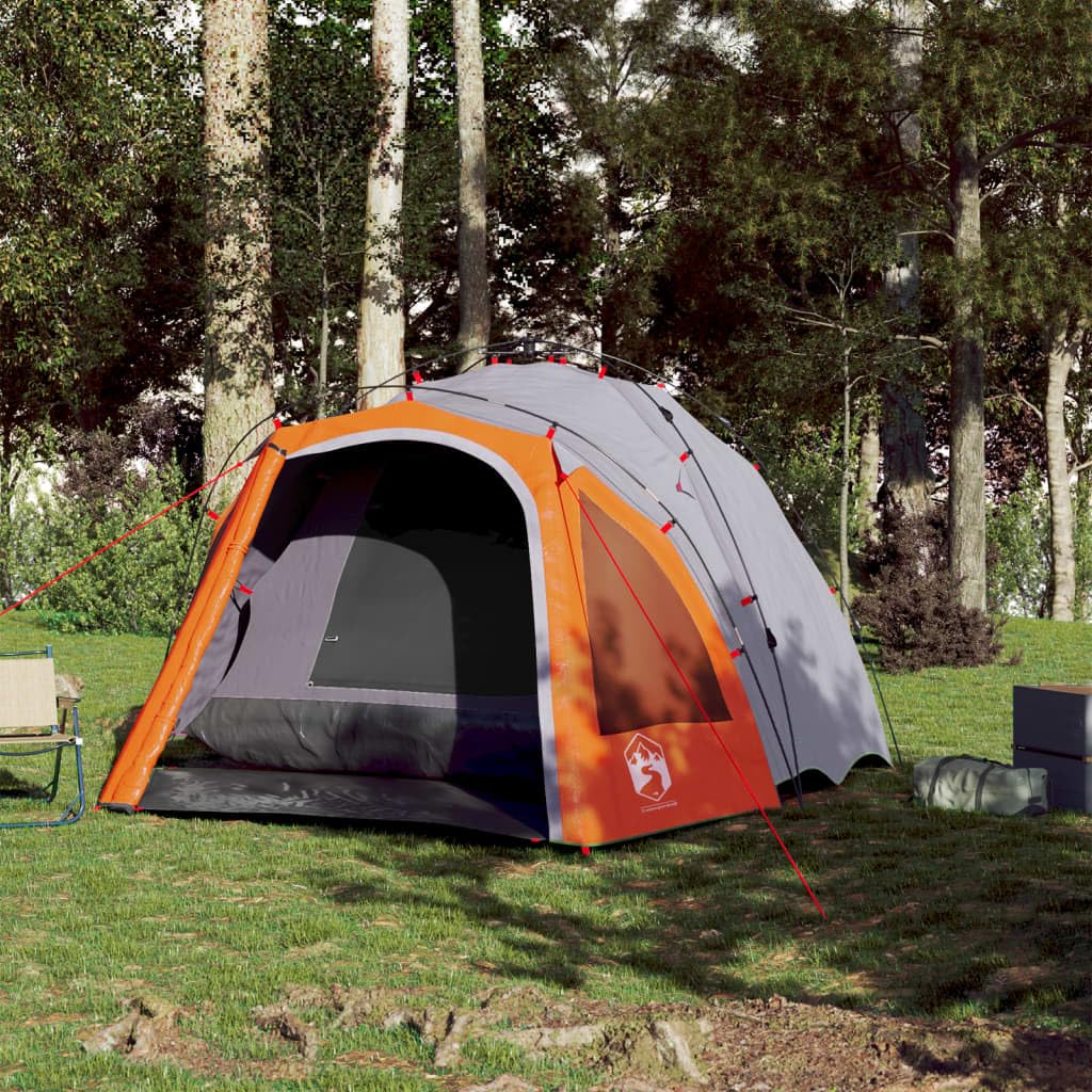 Tienda de campaña domo para personas verde, sistema de liberación rápida, poliéster impermeable con revestimiento de PU, tienda de campaña al aire libre xx,cm, fácilmente portátil, para aventuras de