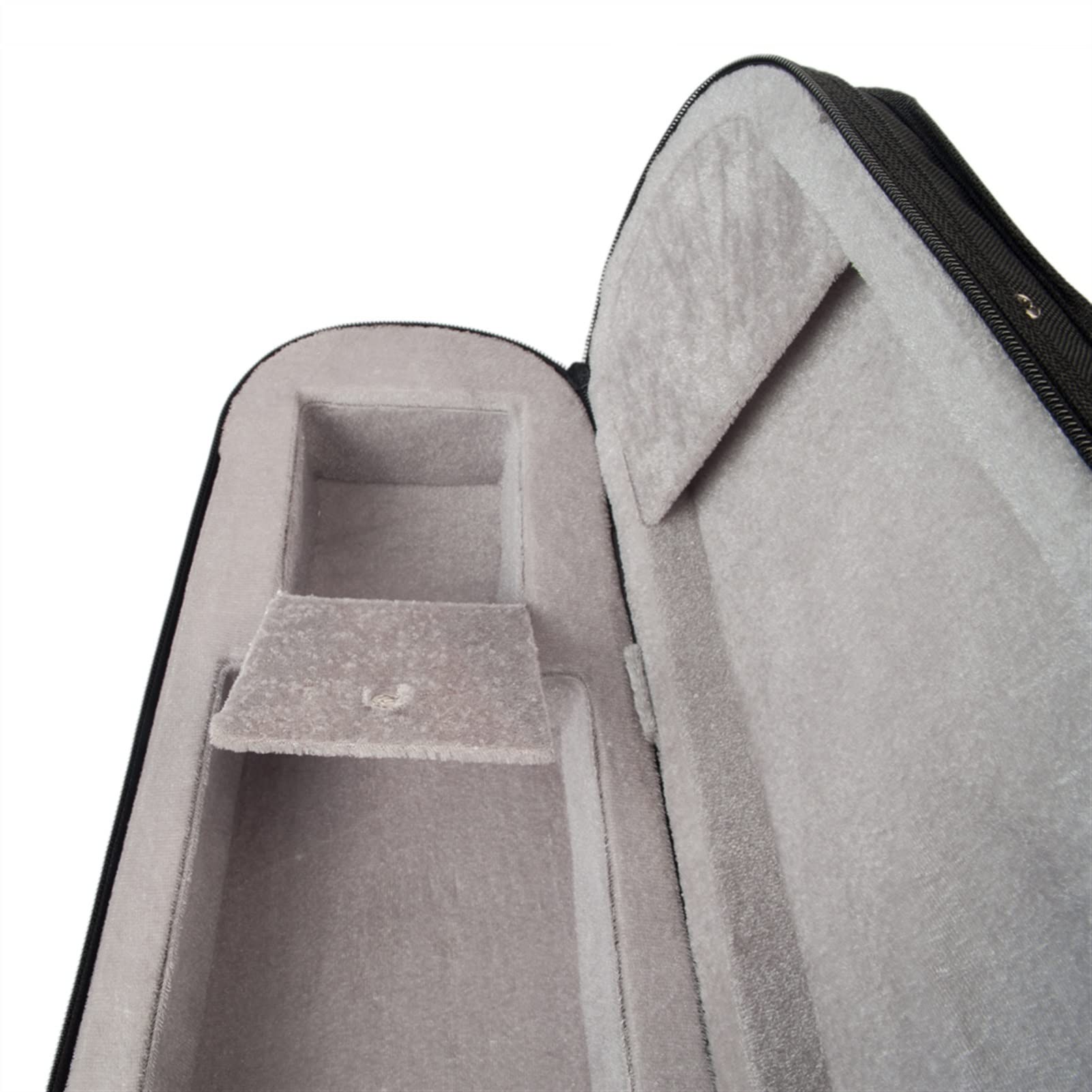 Estuche para violín Caja De Violín De Lona Fluff De Plata Dentro De 1/8 1/4 1/2 3/4 4/4 Caso Duro Portátil Protege El Violín (Color : 4/4)