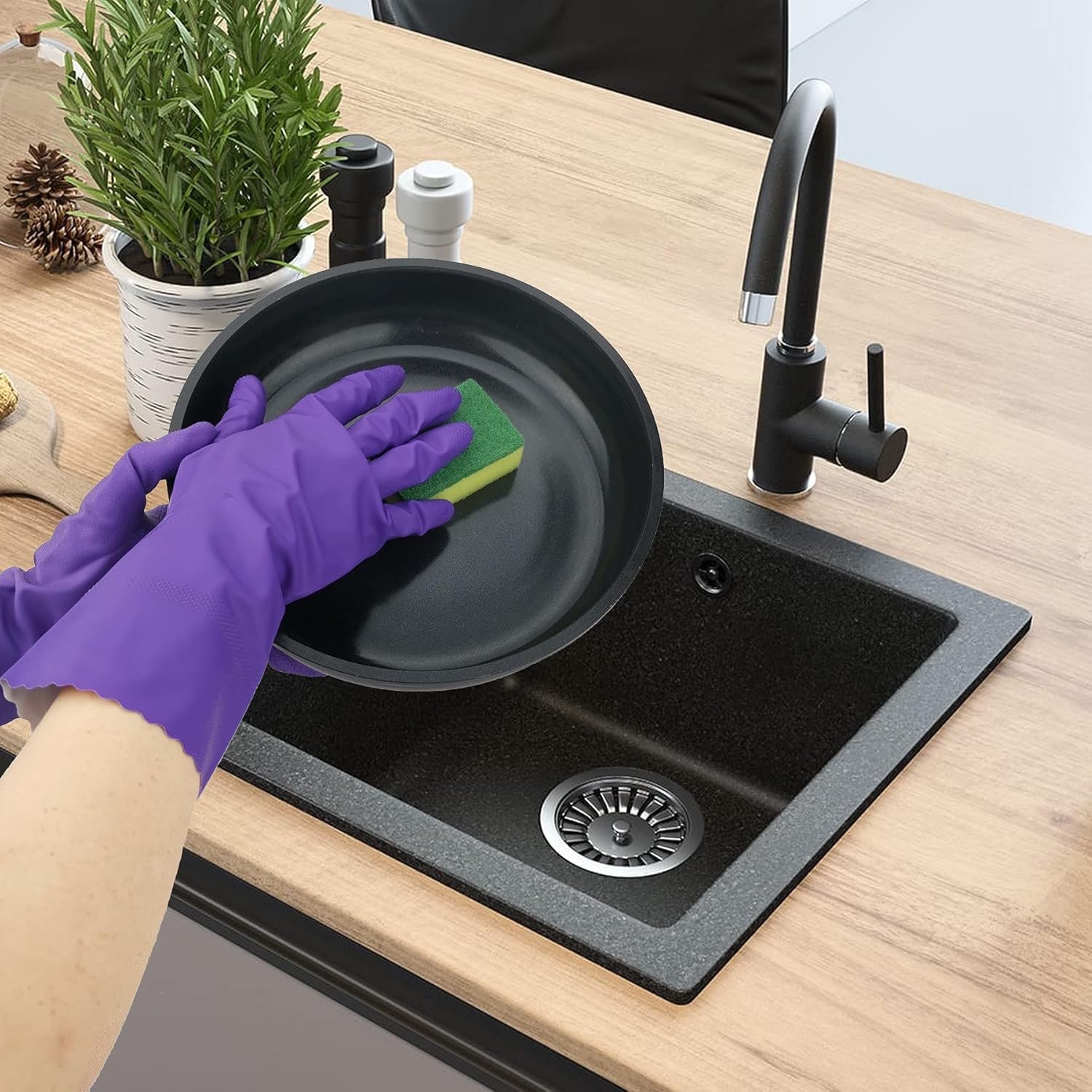 Esponjas de Cocina 60 uds – Estropajos Dobles Multicolores 75×50×28 mm – Esponja limpiadora Multiuso para ollas, Platos y Superficies