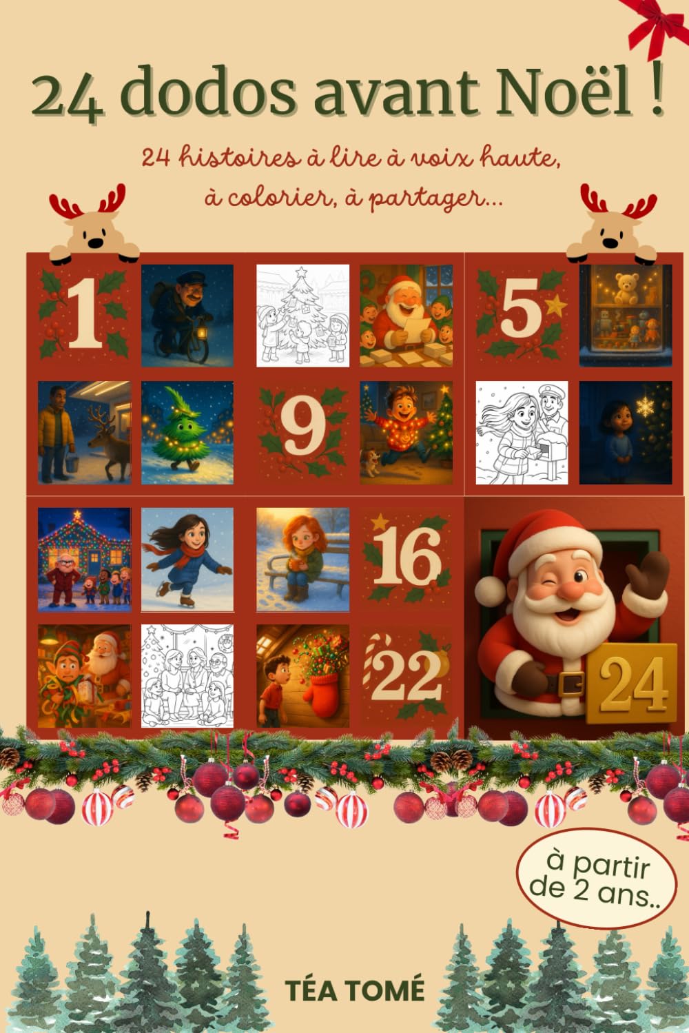 24 dodos avant Noël !: À lire à voix haute, à colorier, à partager