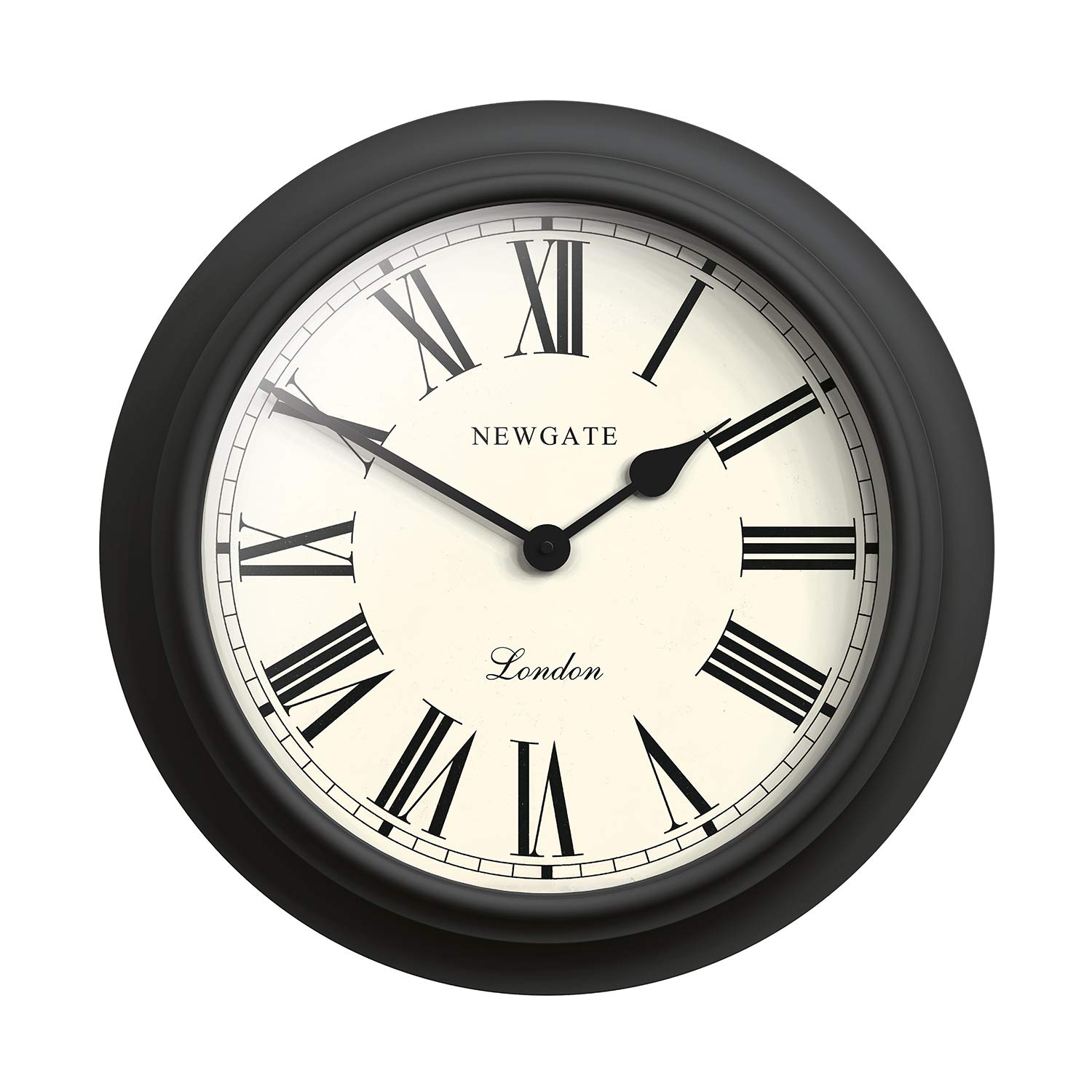 NEWGATE® The Westhampton Extra Large Decorative Wall Clock Perfect for Kitchen/Home/Living Room/Office Roman Numerals 50cm (Gravity Grey)