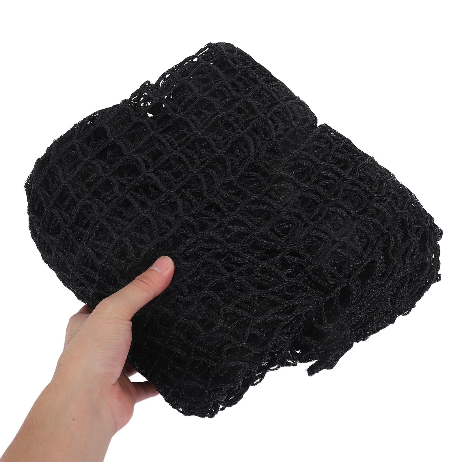 Golf Übungsnetz aus Polyethylen, Schwarz, für Golfball und Baseball | Indoor und Backyard, Hohe Sichtbarkeit, Robuste Struktur, Leicht Aufzubauen