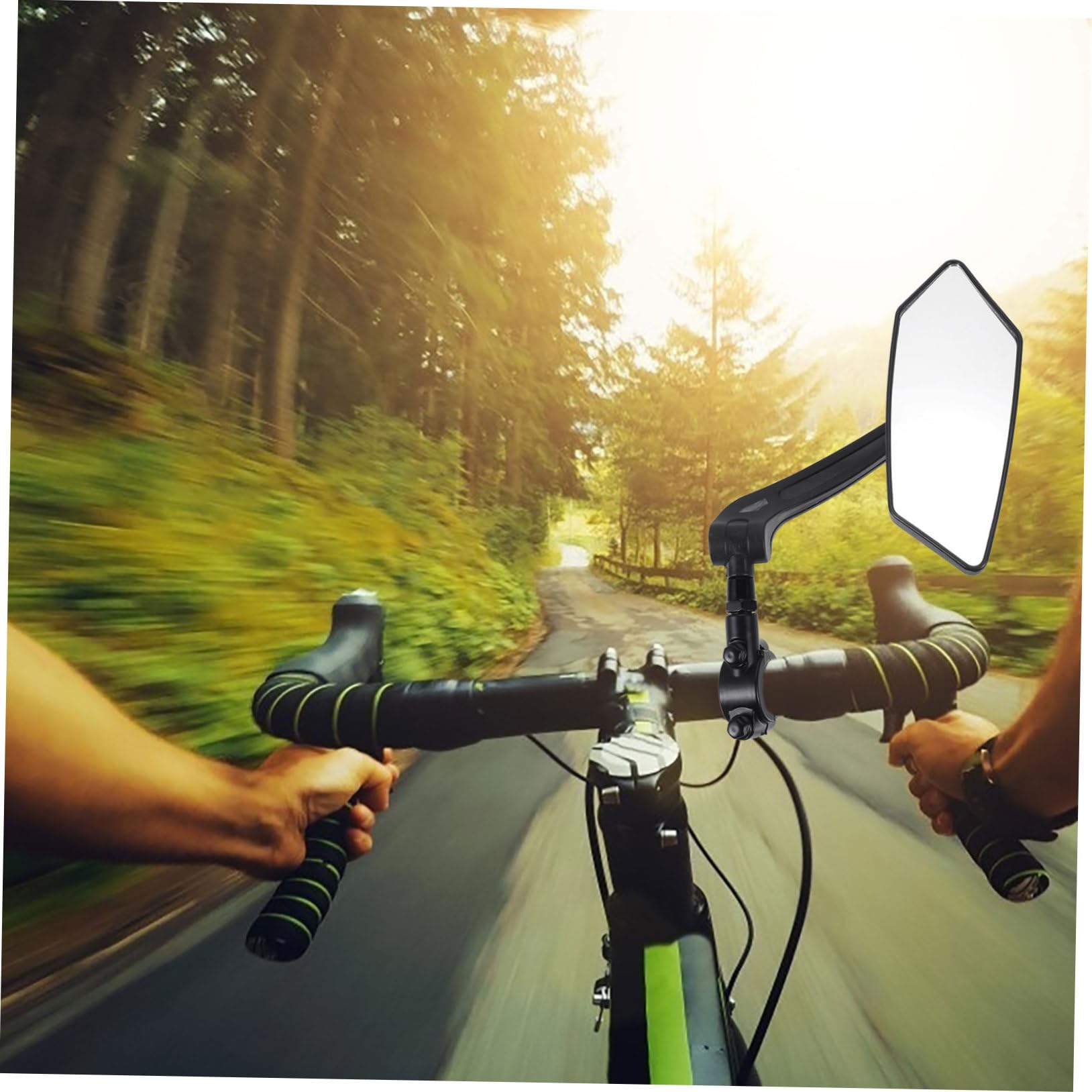 BESTonZON 2 Pièces Rétroviseur de Vélo Arrière pour Cyclisme Accessoire pour Plein Air