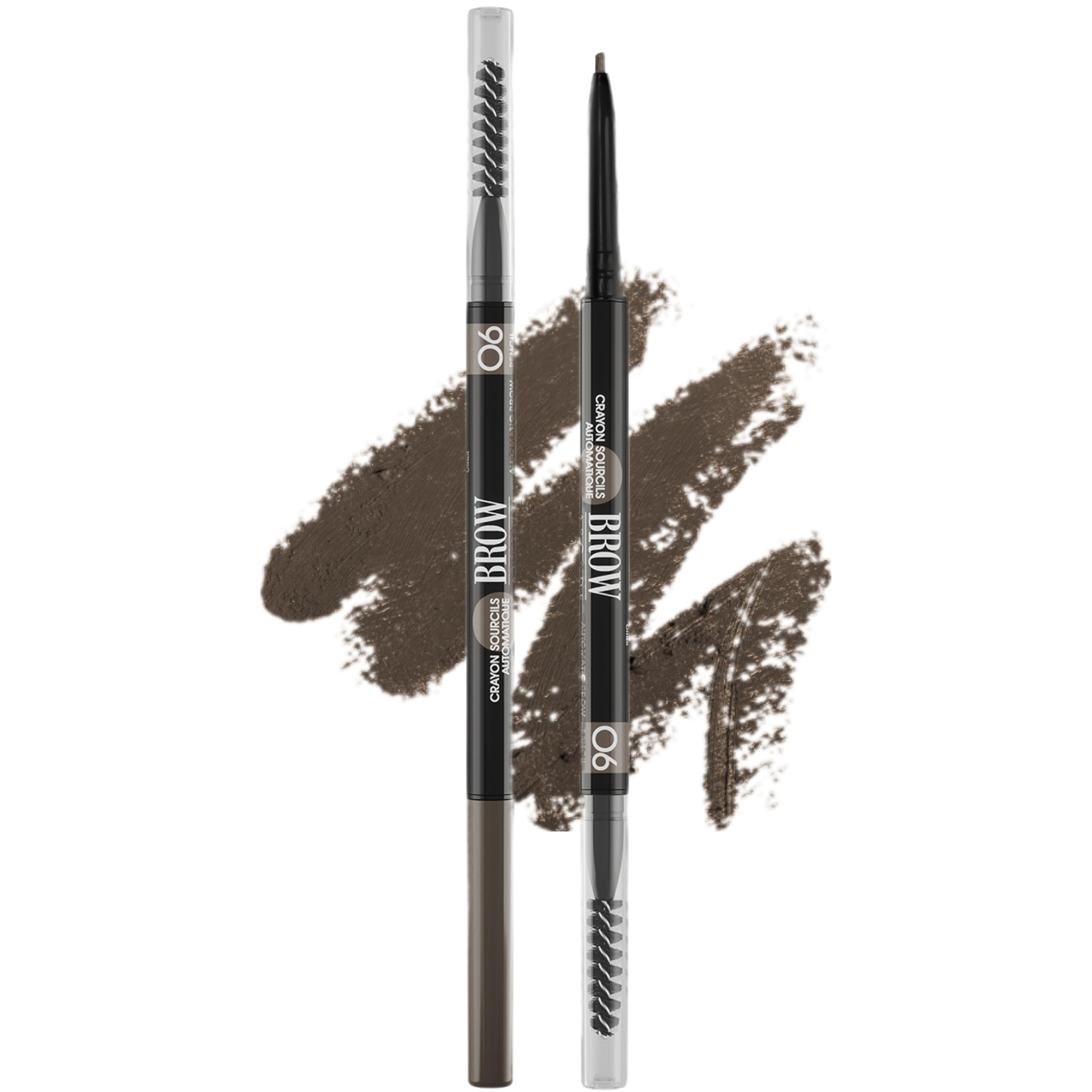 Vivienne Sabo - Automatic brow pencil, colour: brown, type: dark brown