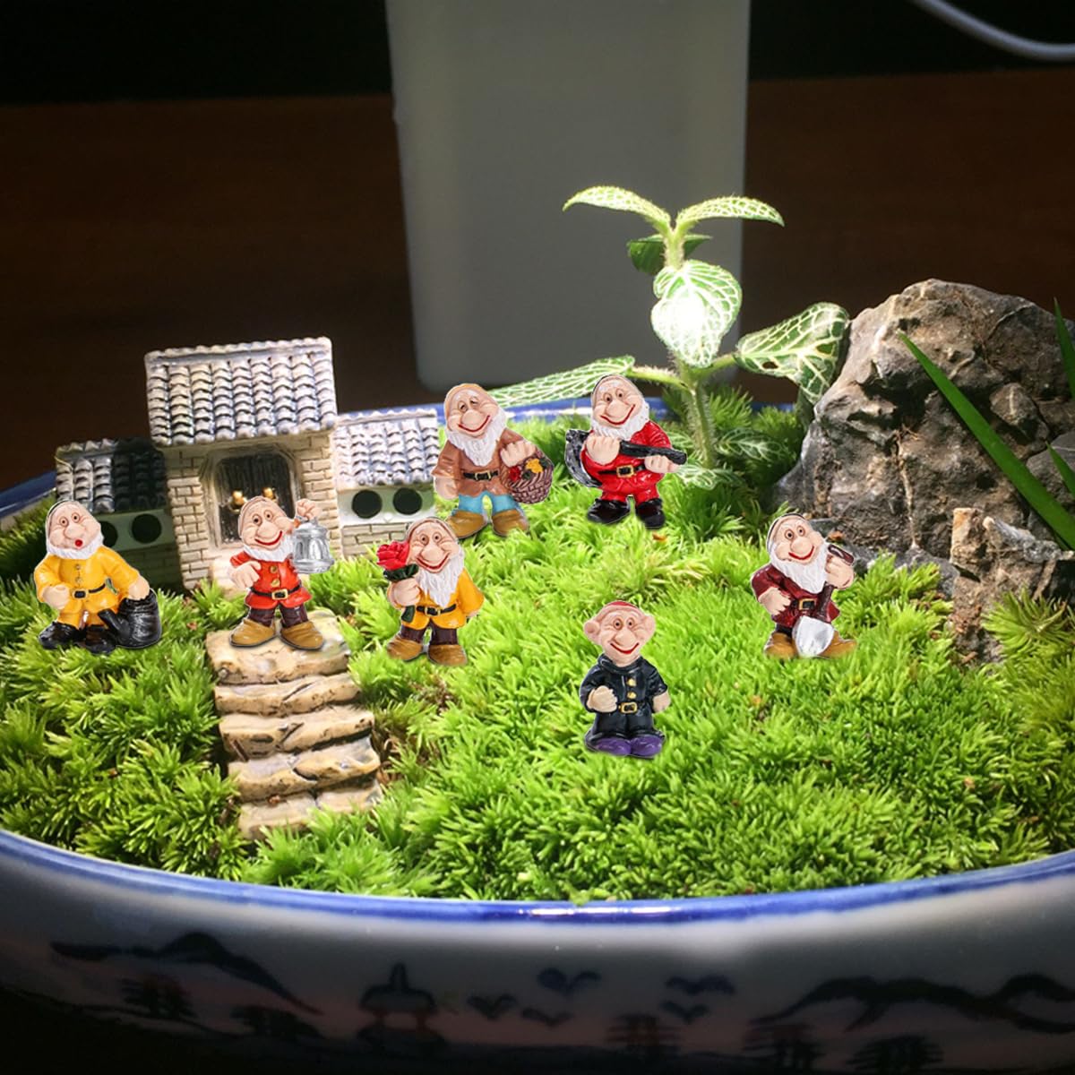 60st Lichtgevende Mini-Kabouters - Schattige Kleine Feeënbeelden