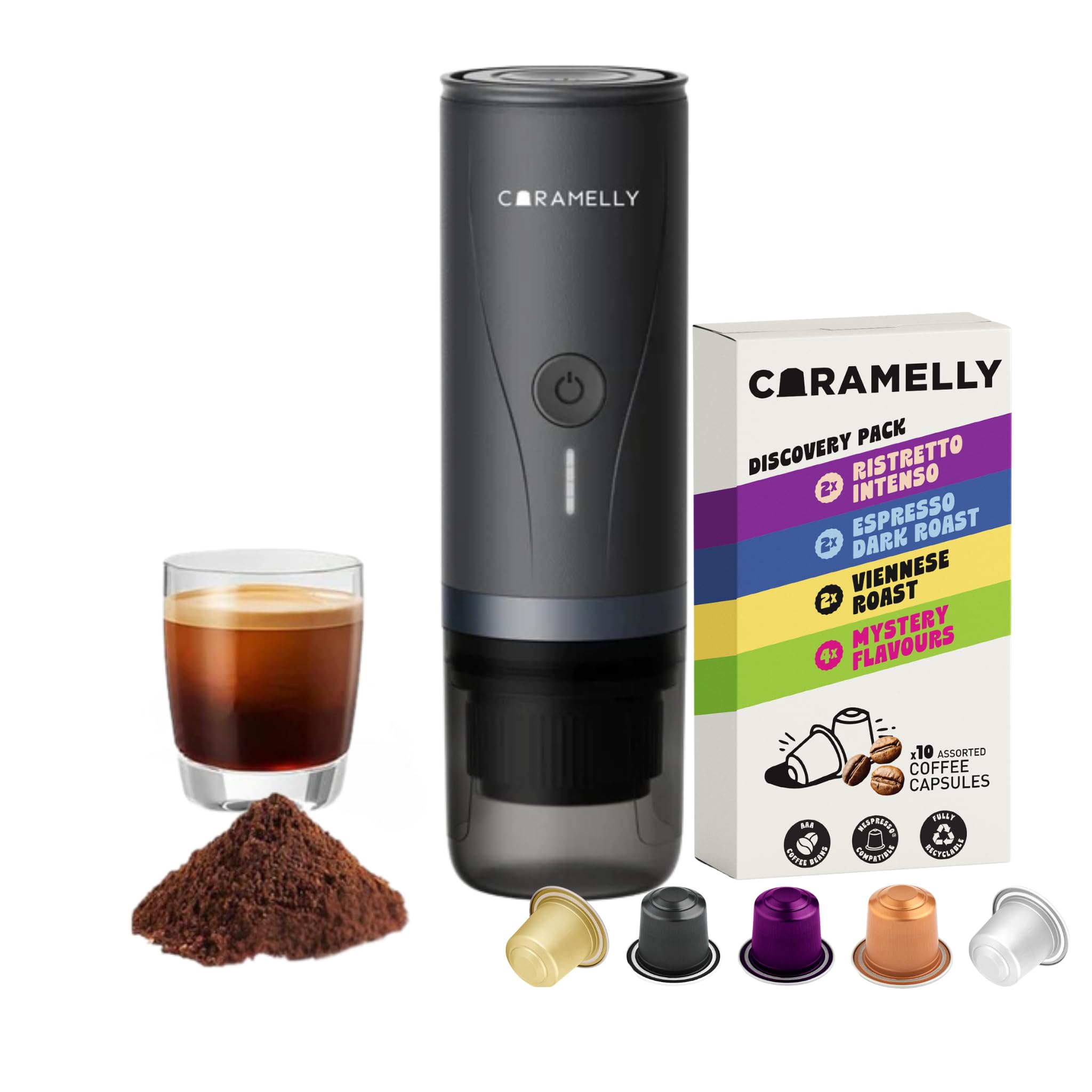 Caramelly Fikapresso: Portable Espresso Maker - Travel Coffee -1 Caramelly Fikapresso: Portable Espresso Maker - Travel Coffee -1