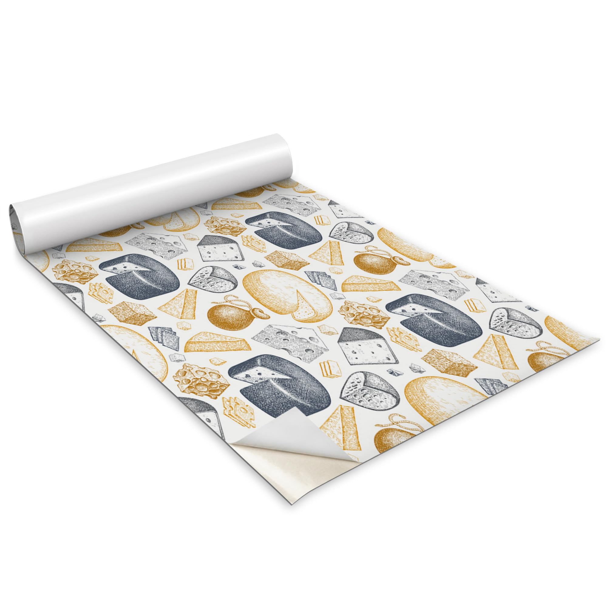 Vinilo decorativo de quesos animados para dar vida a la cocina y renovar armarios infantiles