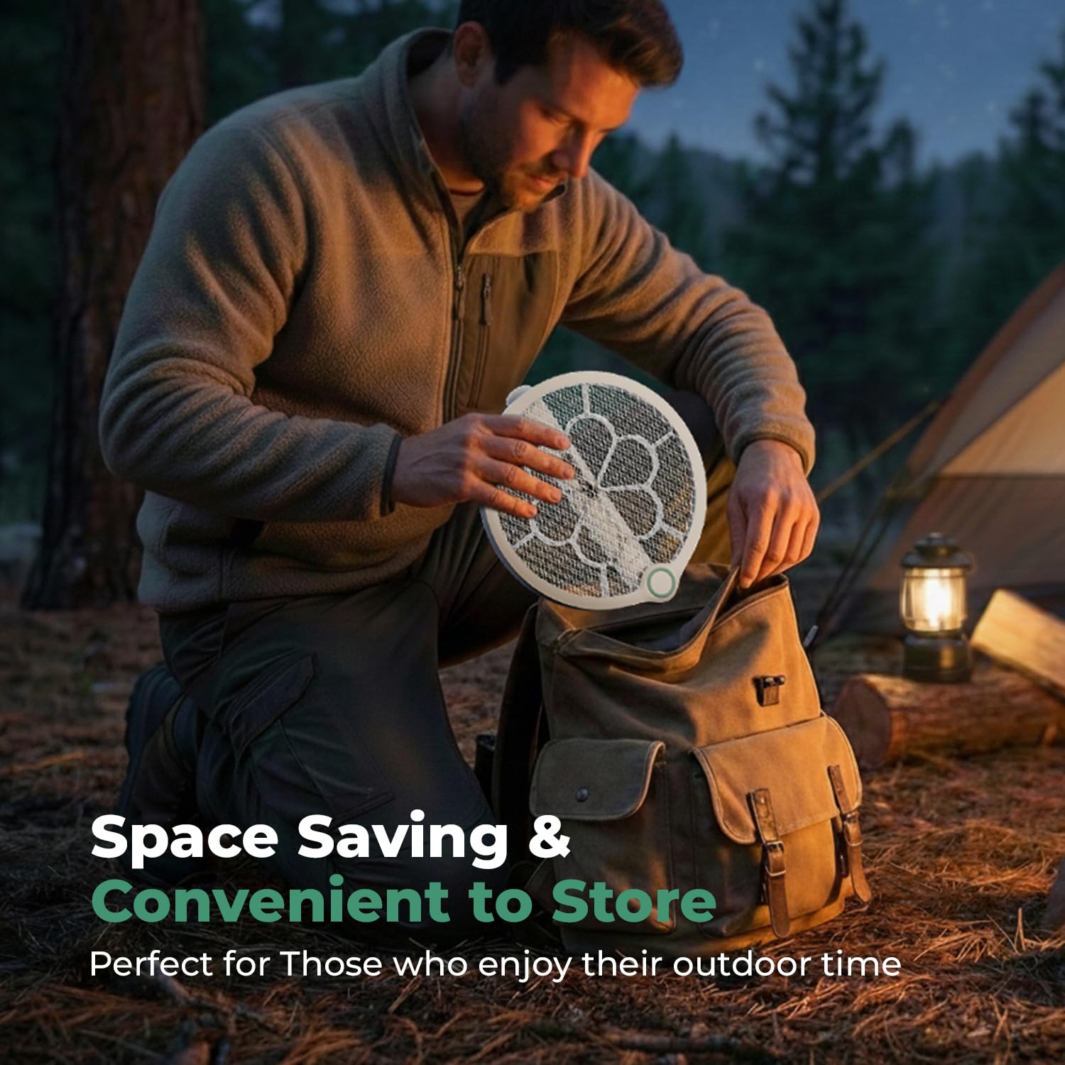 Lifelong 3-in-1 Foldable Electric Mosquito Racket | Mosquito Killer Racket | Fly Swatter | Stand & Hang Design | Mosquito Trap & UV Light | Rechargeable 1200mAh Battery | Type-C Charging 2