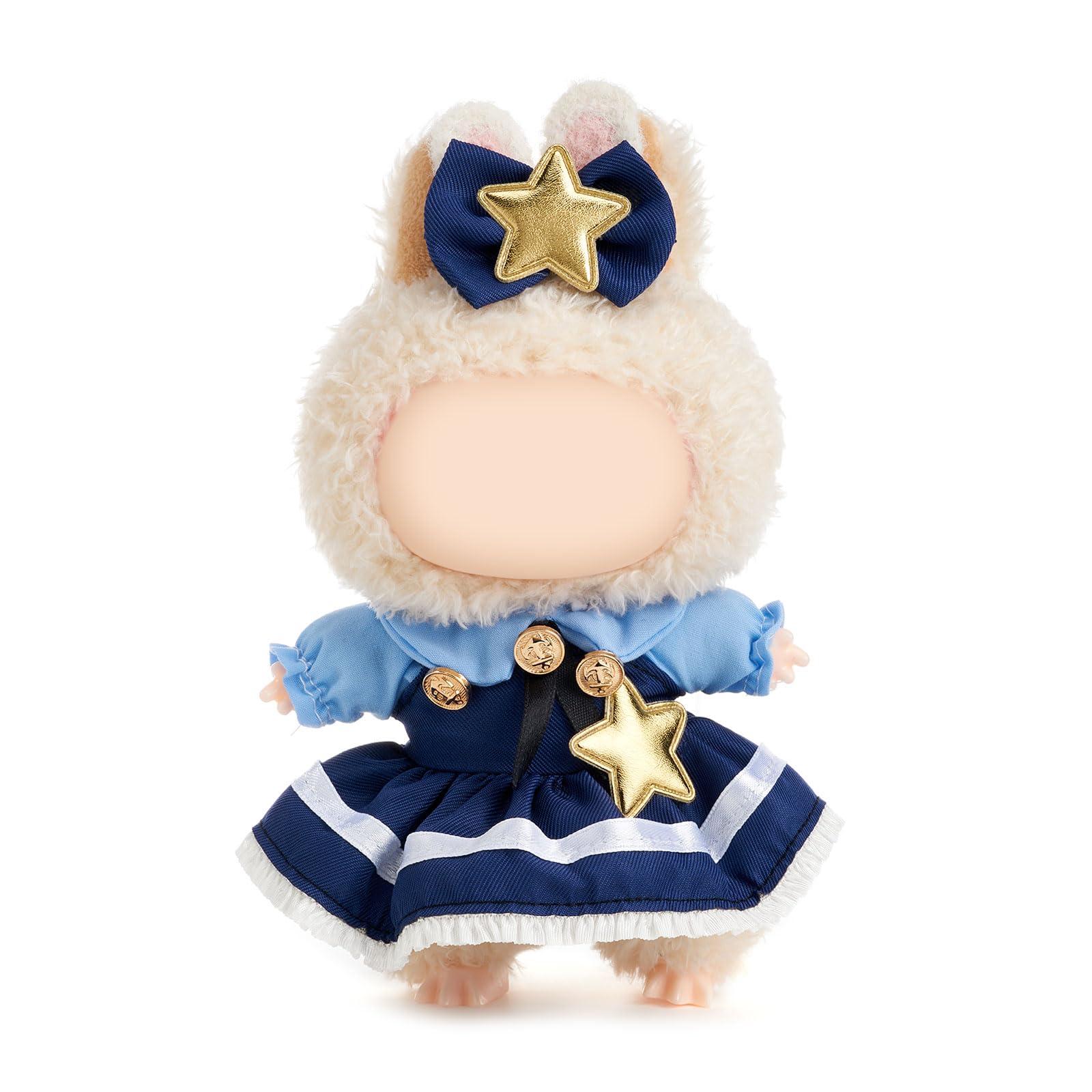 Clothes for Doll(NO Doll Included),17/15cm Doll Clothes Set for Doll Outfit,Accessories for Dolls,Rabbit