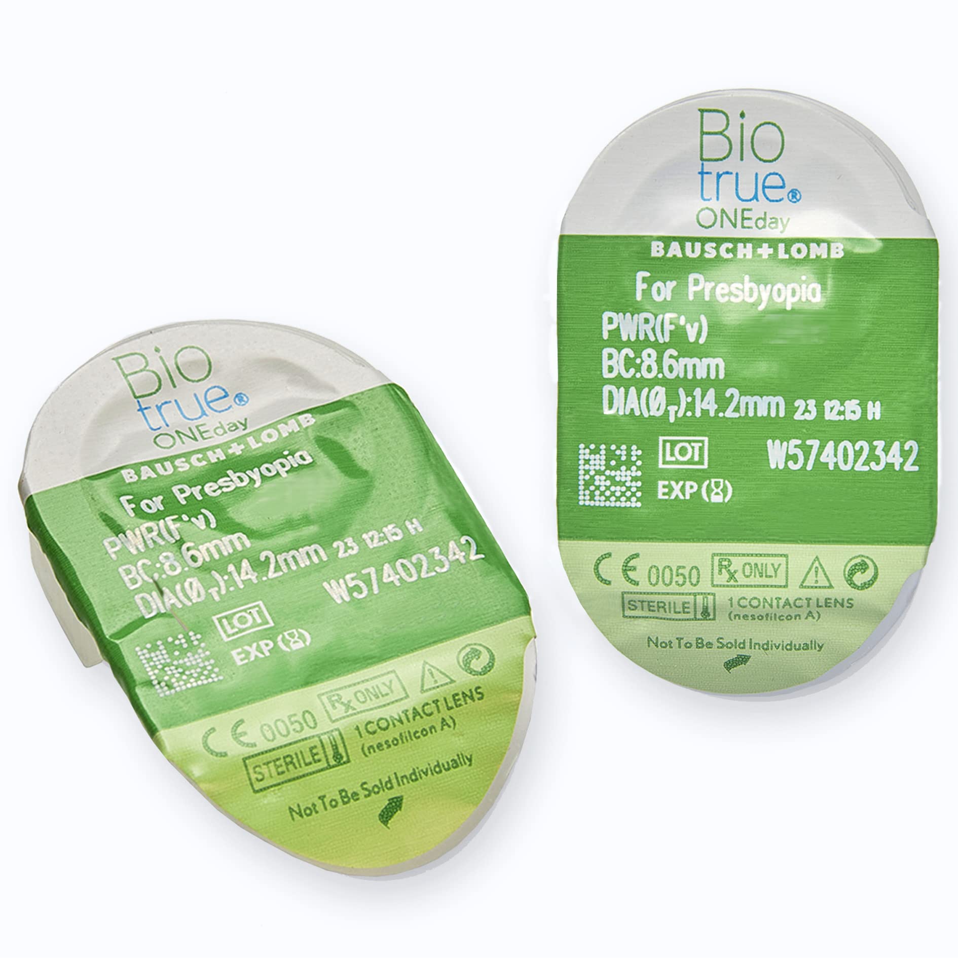 Biotrue ONEday for Presbyopia Tageslinsen, 90 Stück, Add High, -04,75 Dpt,