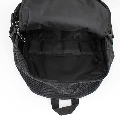 Vista 44 de Lobagve Mochila de pana grande para universidad, mochila casual para computadora portátil, mochila de viaje para mujeres y hombres, verde 7490