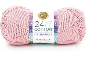 Lion Brand Yarn 24/7 Cotton DK Yarn: A Vibrant Hue for Enduring Creations