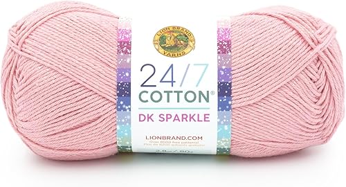Miniatura 22 de Lion Brand Yarn 24/7 Cotton DK Yarn, Cameo