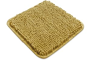 Petite Plush Gold Bath Rugs