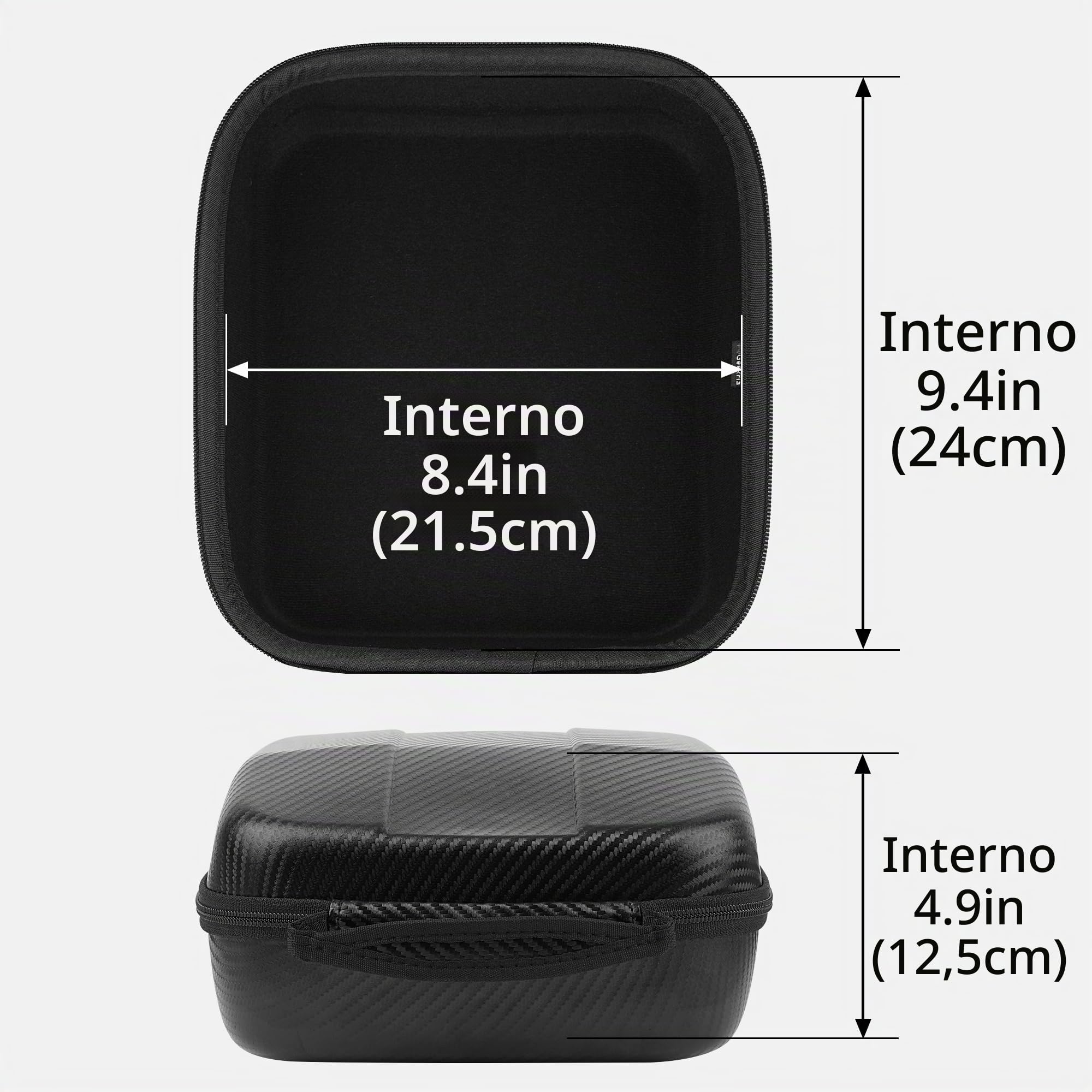 Custodia Geekria Shield per cuffie over-ear di grandi dimensioni, custodia rigida protettiva da viaggio di ricambio con portacavi, compatibile con Sennheiser HD 660S2/599 SE/559 (Nero)